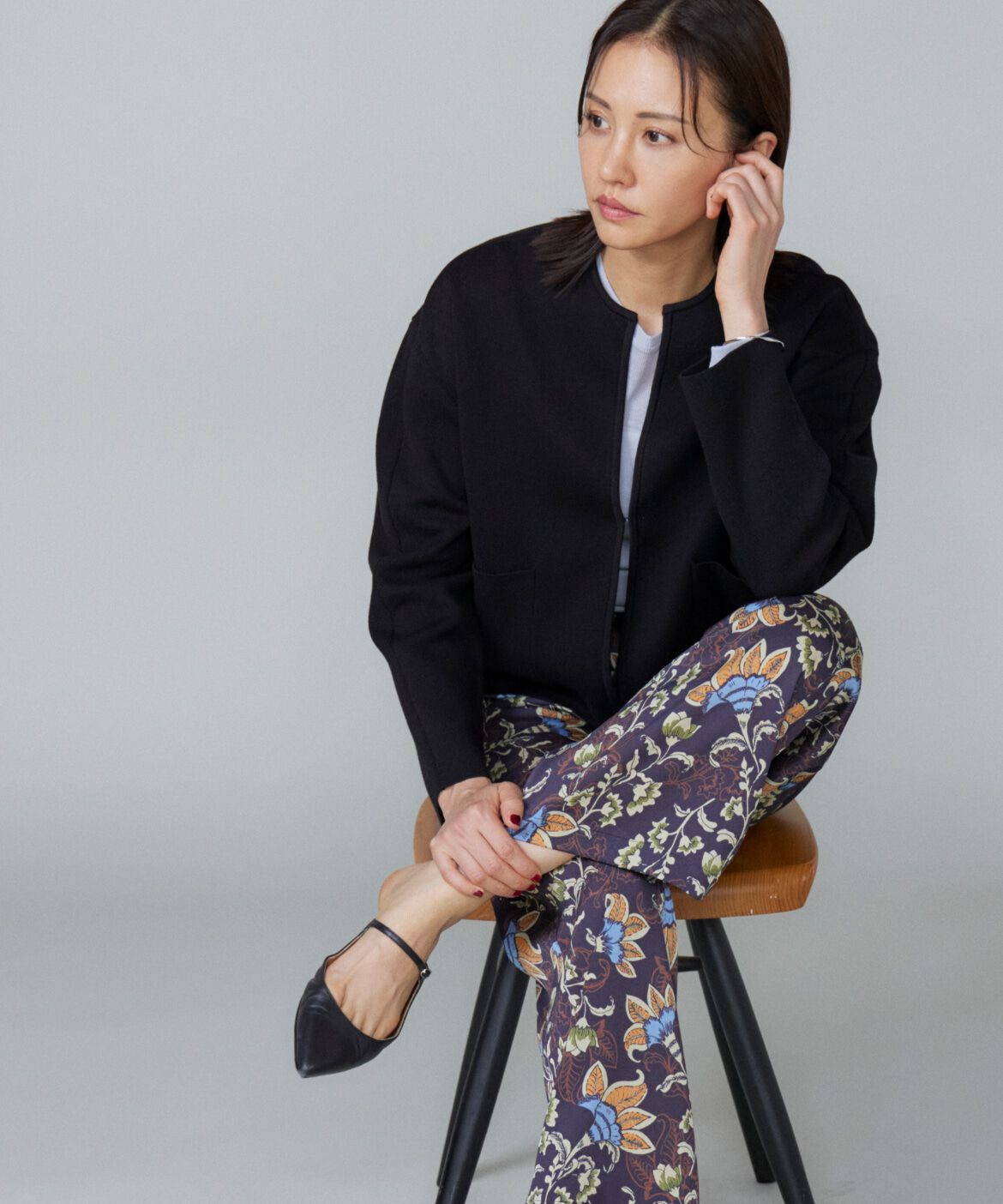 Le Souk「《大きいサイズ》ミラノリブフォルムカーディガン」|カーディガン|