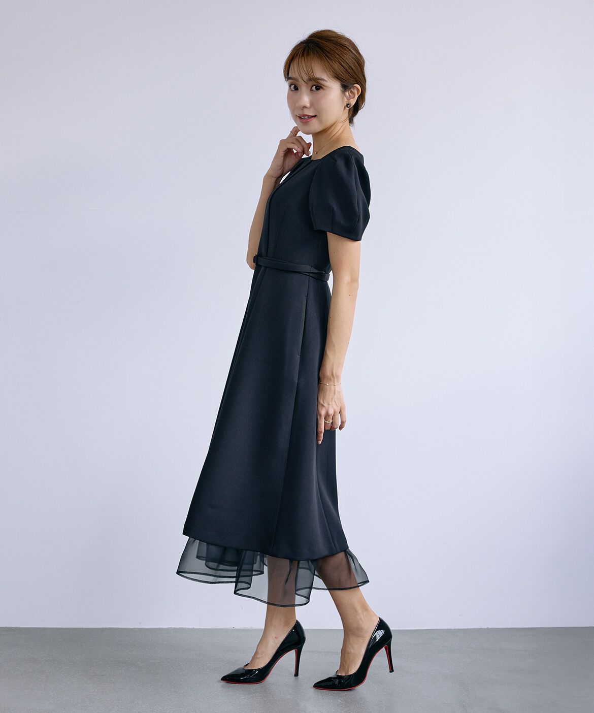 Maglie le cassetto「《曽田茉莉江コラボ》&ldquo;艶めく&rdquo;クラシカルワンピース」|ワンピース|