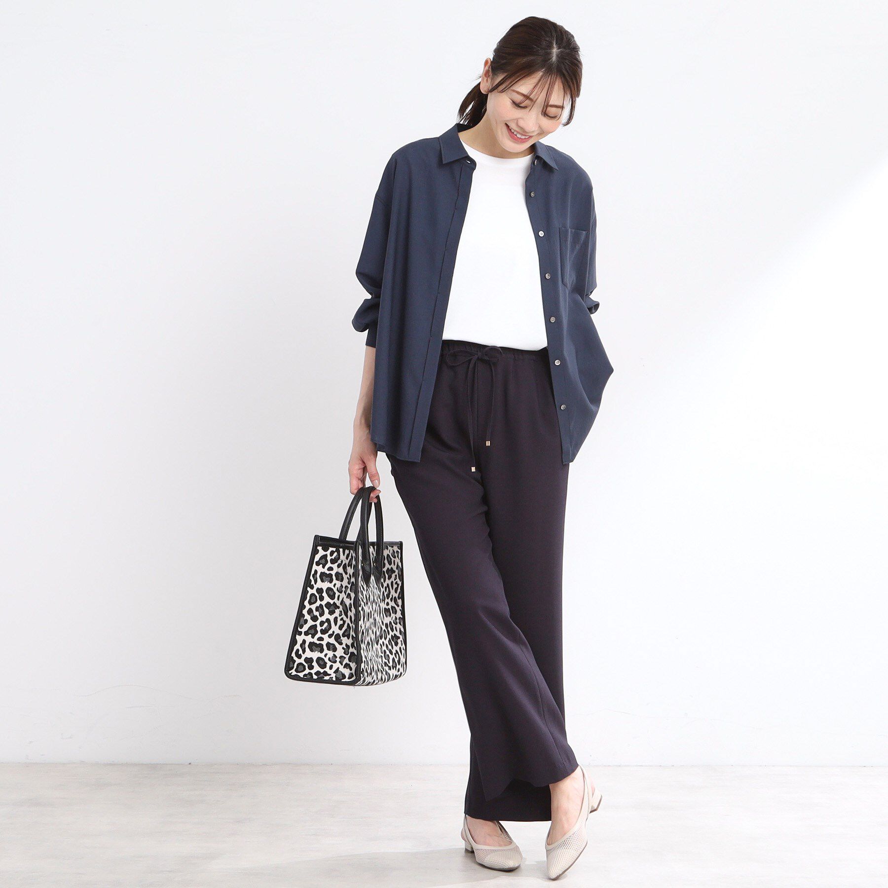 Reflect「【マシンウォッシュ可】3WAYシアーシャツブラウス」|シャツ・ブラウス|