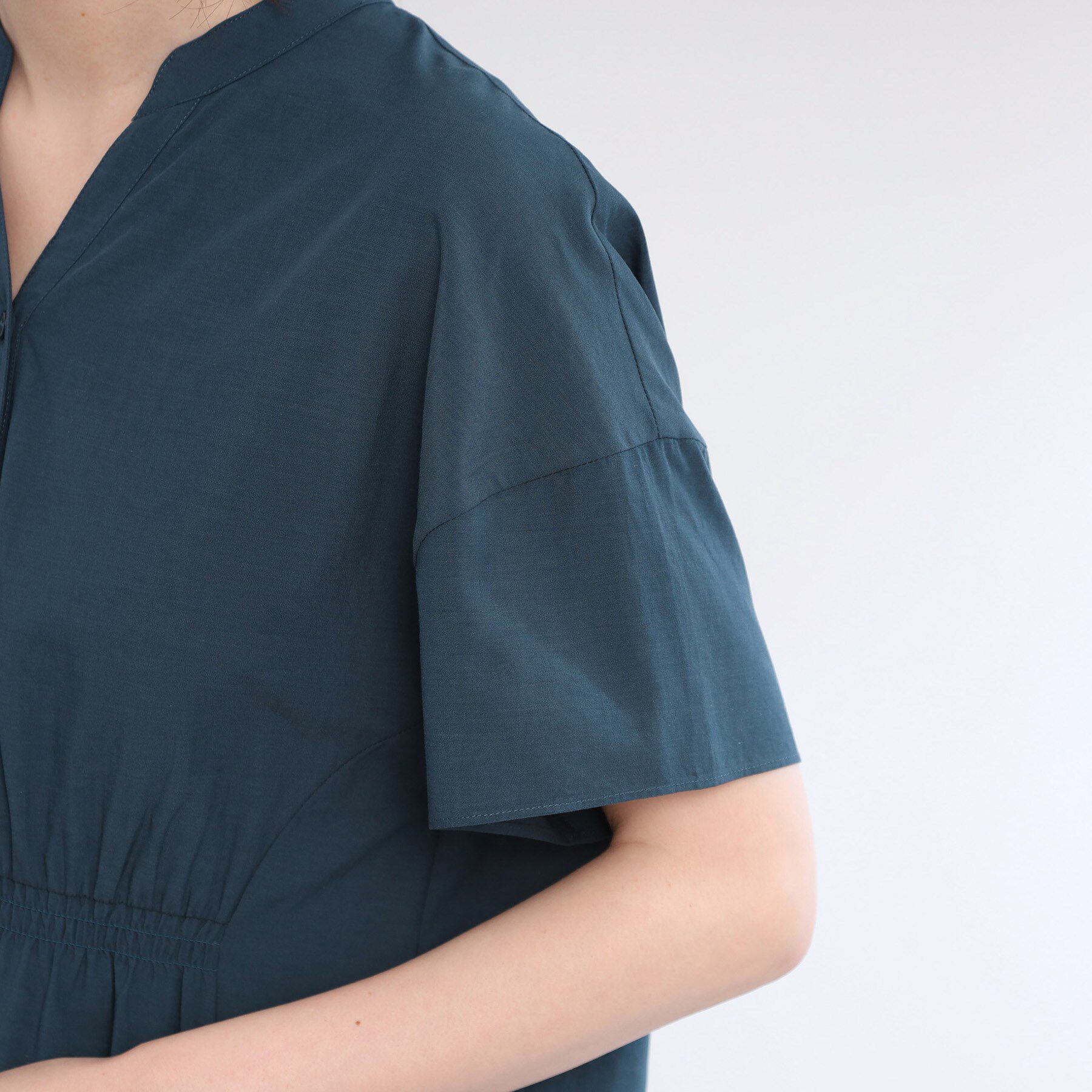 Reflect「【手洗い可】スキッパーブラウス」|シャツ・ブラウス|