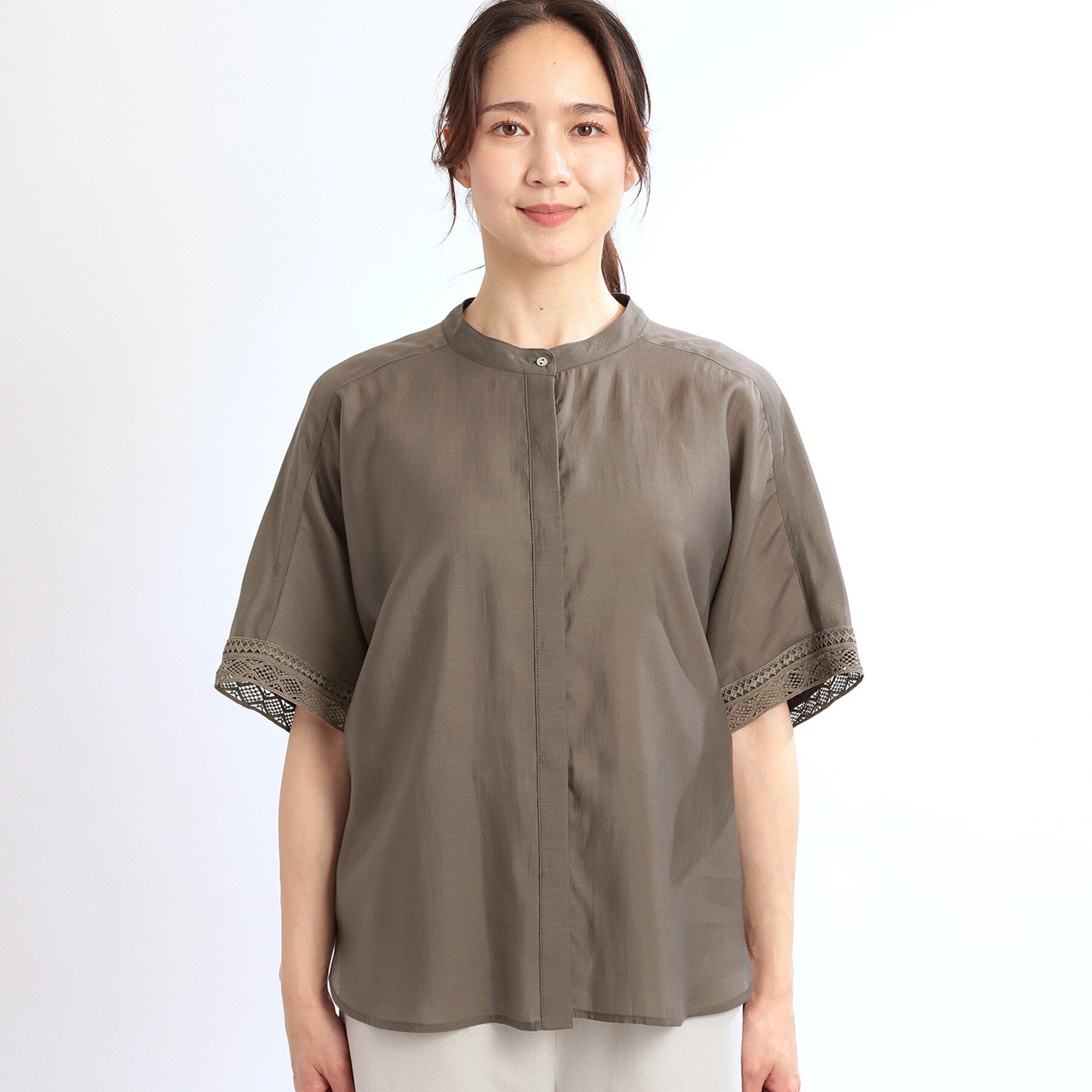 Reflect「【夏SALE／E‐QUALITY／手洗い可】オフボディドルマンブラウス」|シャツ・ブラウス|