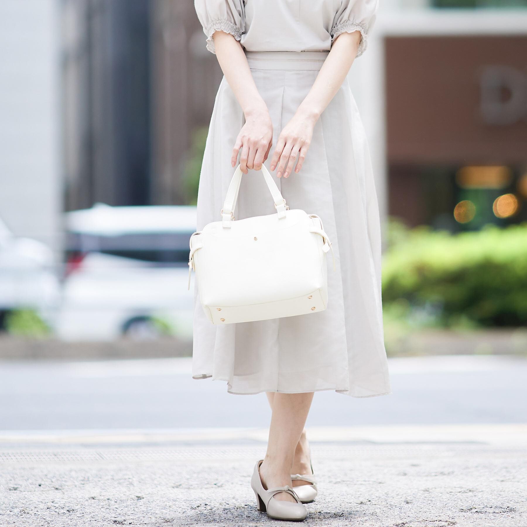 Reflect「【マシンウォッシュ可／セットアップ可】シアーボックスタックプリーツスカート」|スカート|