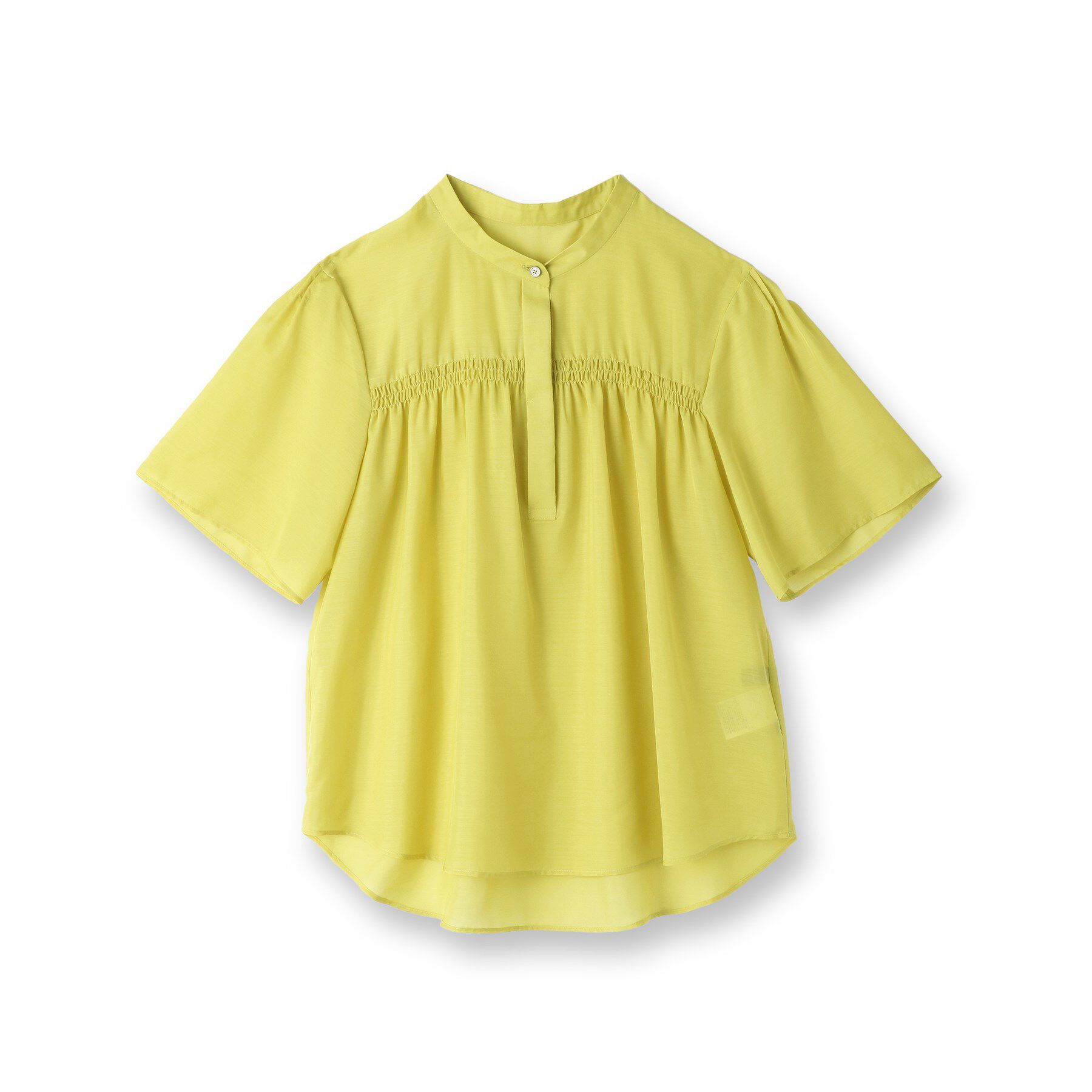 Reflect「【選べる5色◎／マシンウォッシュ可】シャーリングデザインブラウス」|シャツ・ブラウス|