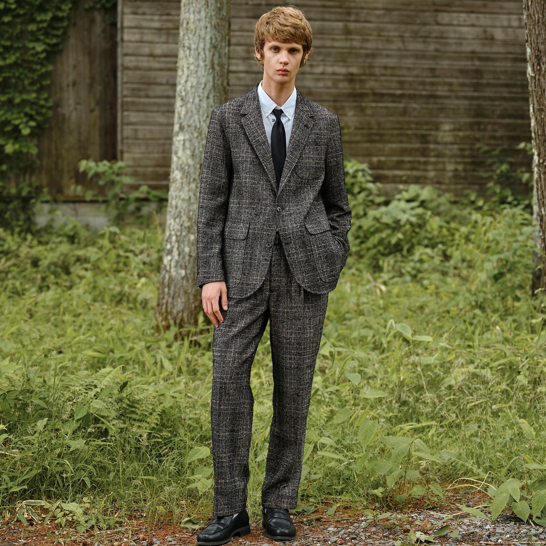 DRESSTERIOR「【セットアップ可】ループグレンチェック リラックスジャケット」|テーラードジャケット|