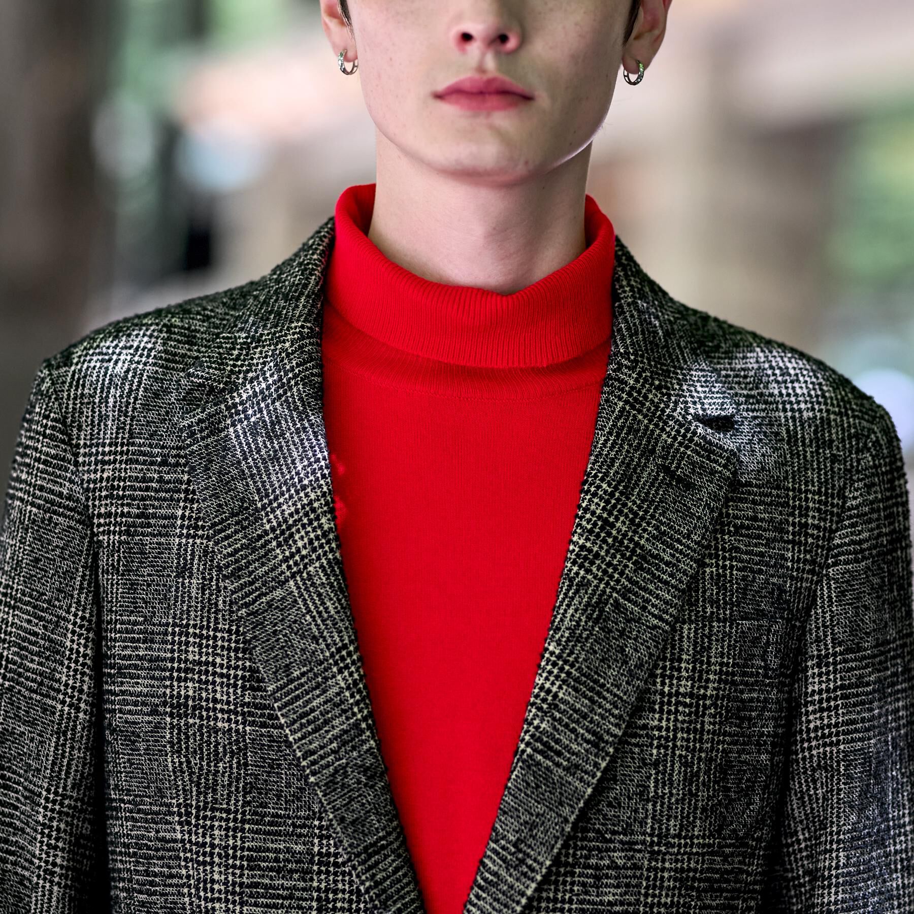 DRESSTERIOR「【セットアップ可】ループグレンチェック リラックスジャケット」|テーラードジャケット|