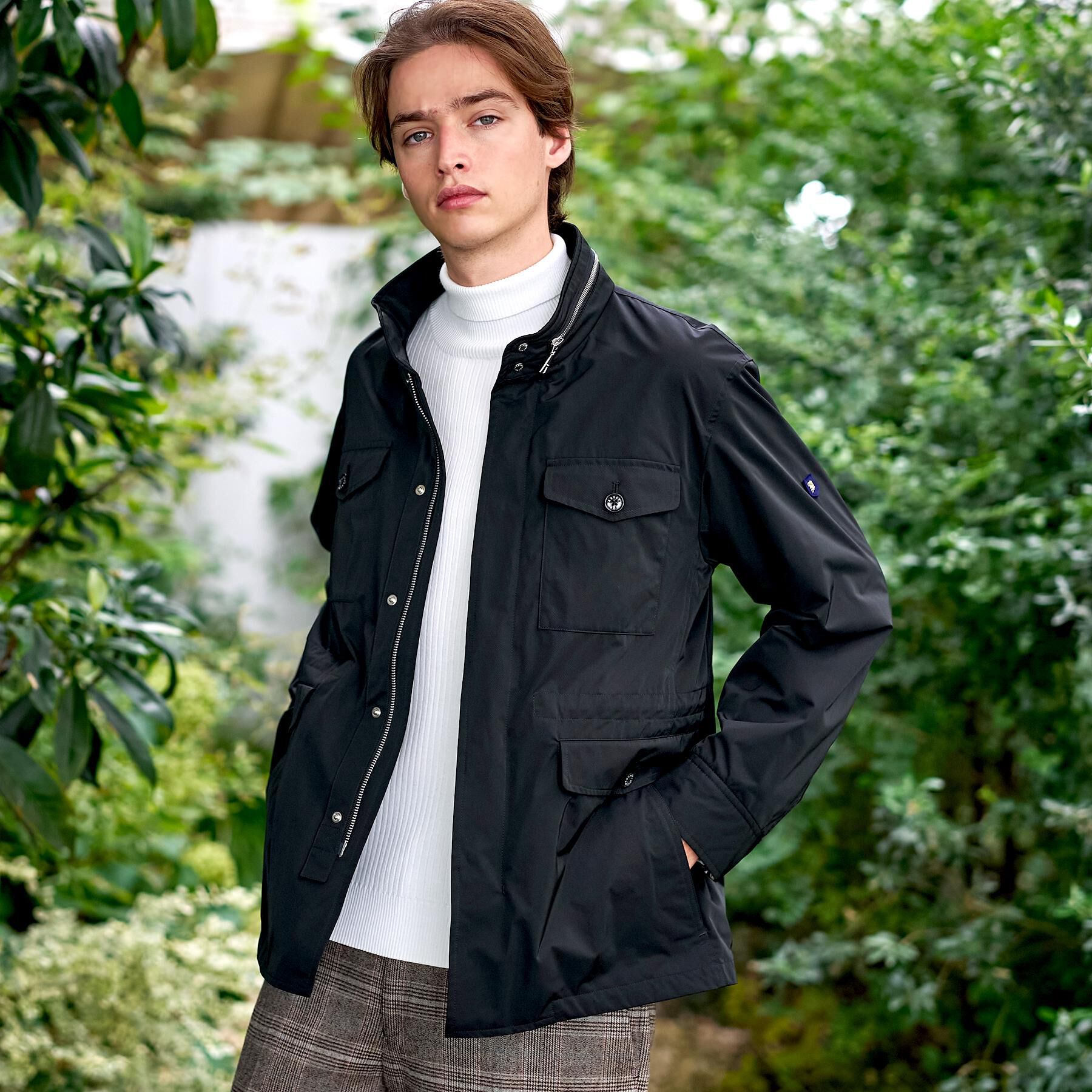 DRESSTERIOR「M－65 LIMONTA フィールドジャケット」|ブルゾン・スタジャン|ブラック(019)