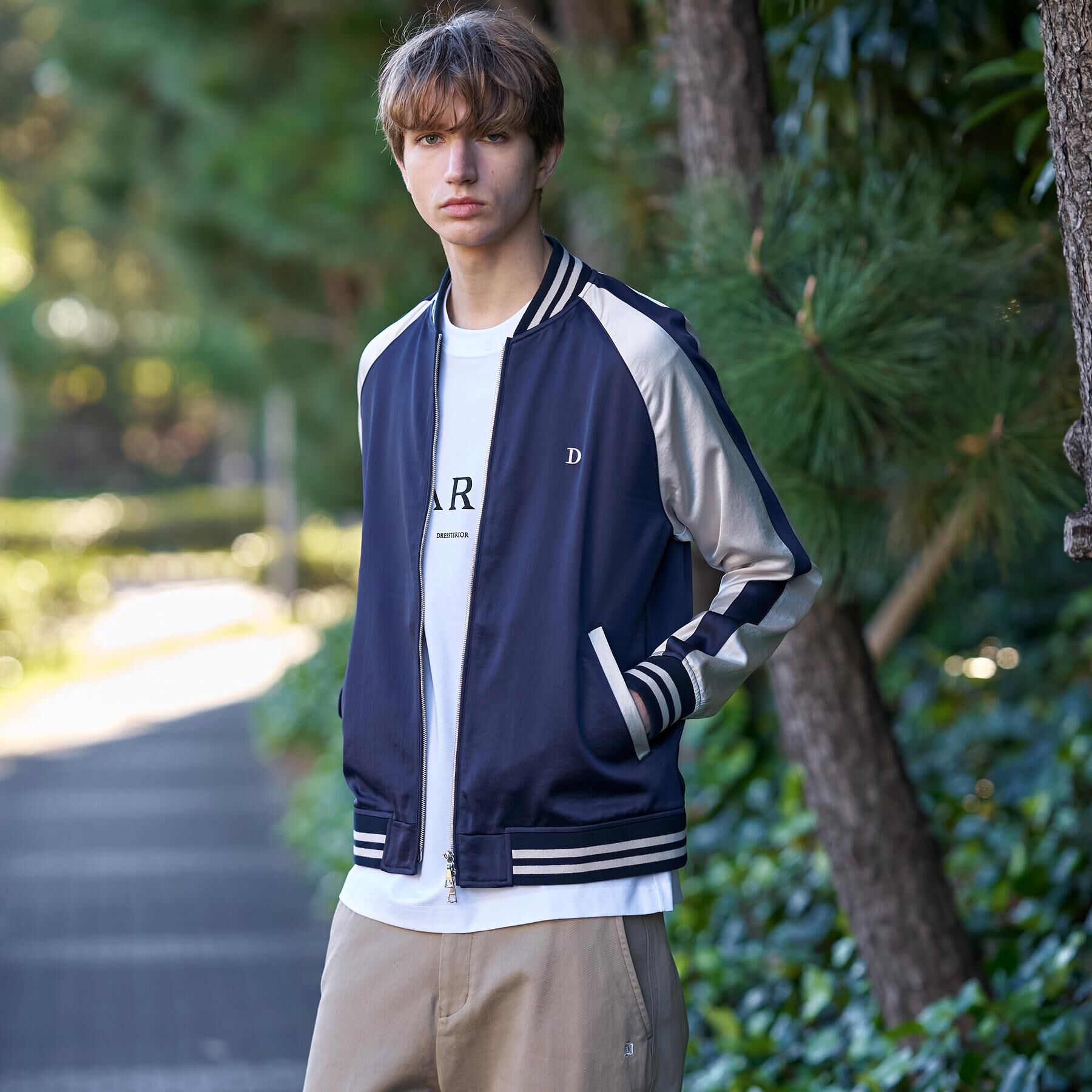 DRESSTERIOR「ラビット刺繍 スカジャン」|ブルゾン・スタジャン|