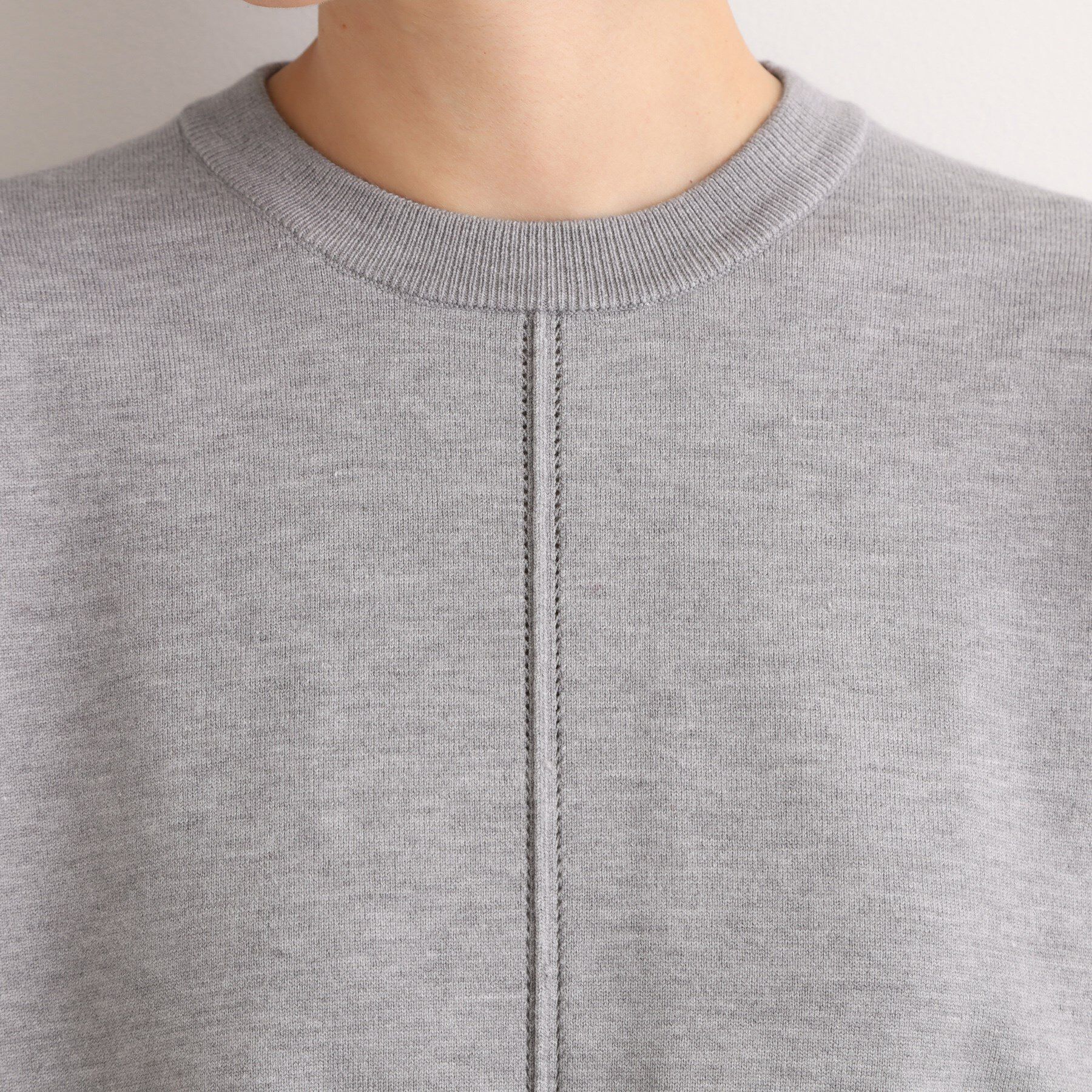 grove「【SETUP可能】冬から春まで心地よく　タック編みオーバーサイズニット」|ニット・セーター|