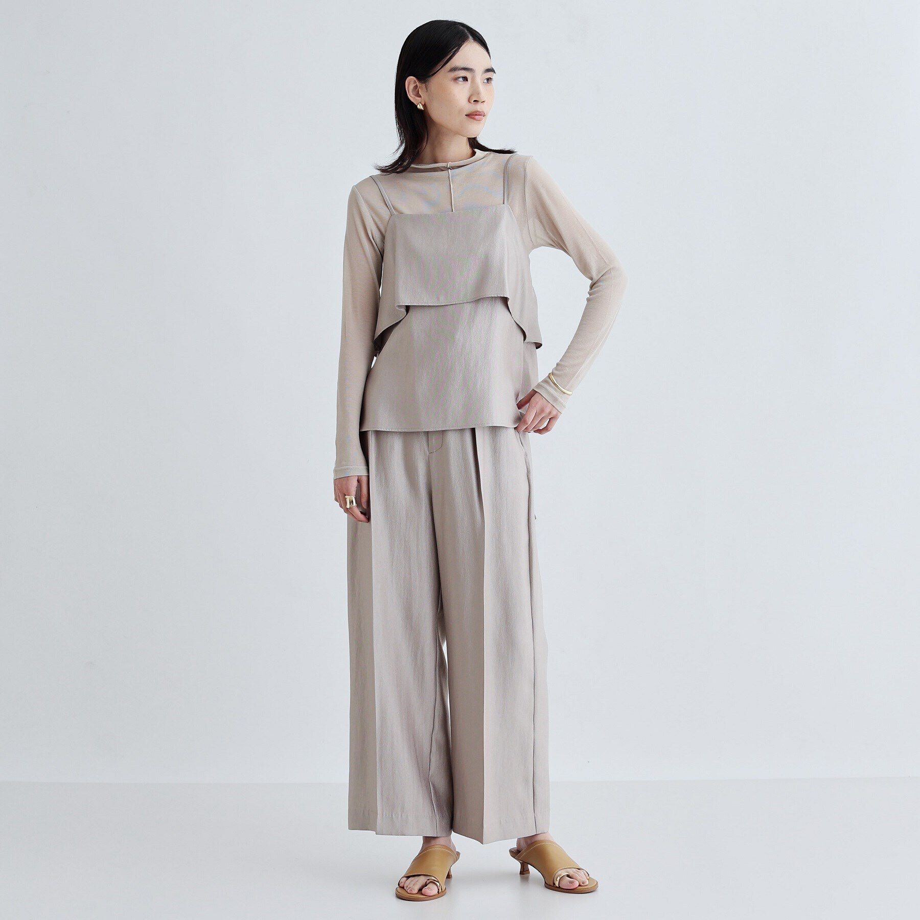 GALLEST「バックリボンキャミトップス」|キャミソール|