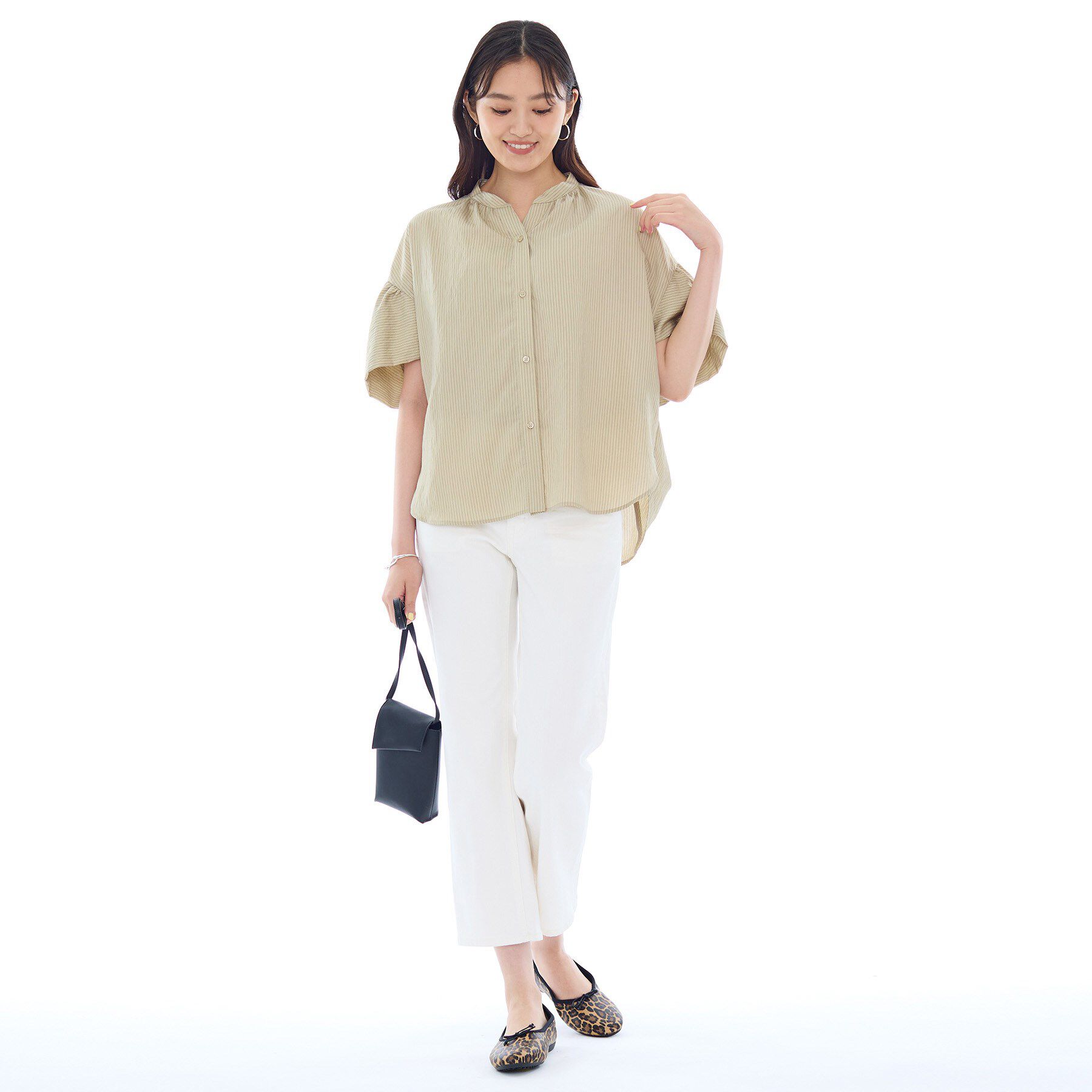 INDIVI「ドルマンスリーブブラウス」|シャツ・ブラウス|