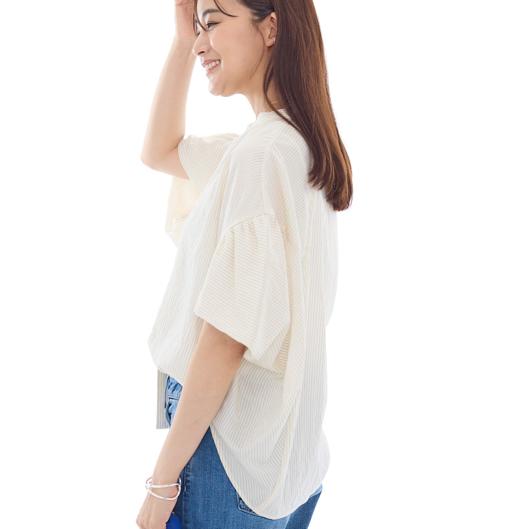 INDIVI「ドルマンスリーブブラウス」|シャツ・ブラウス|