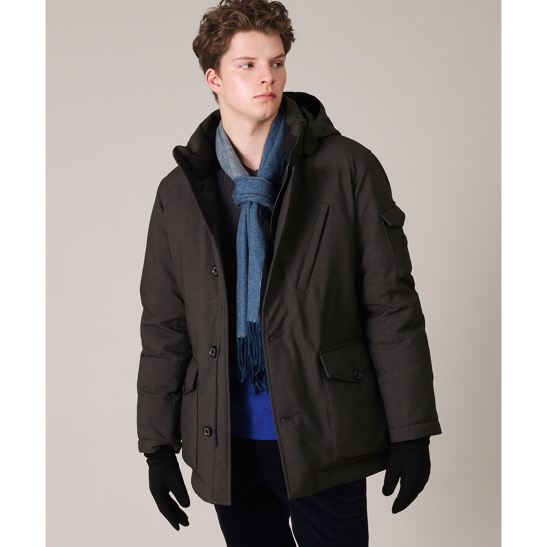 TAKEO KIKUCHI「【カシミヤ100%】パネル カシミヤマフラー」|ストール|