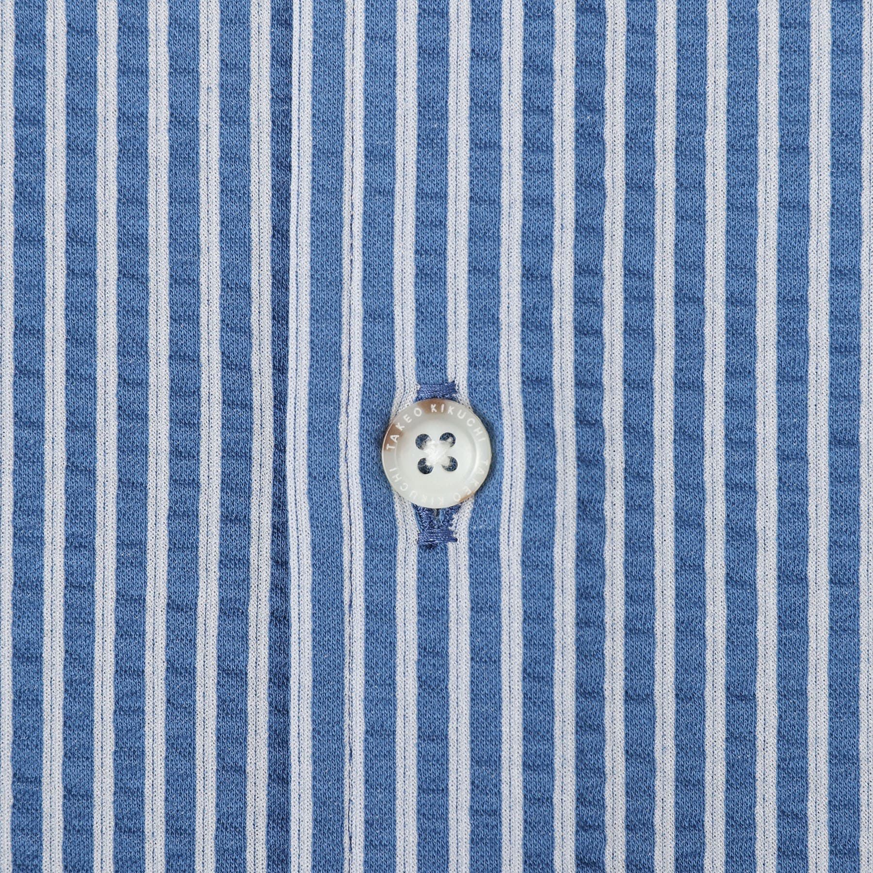 TAKEO KIKUCHI「【抗菌防臭／7分袖】サッカージャージ ストライプシャツ」|シャツ・ブラウス|