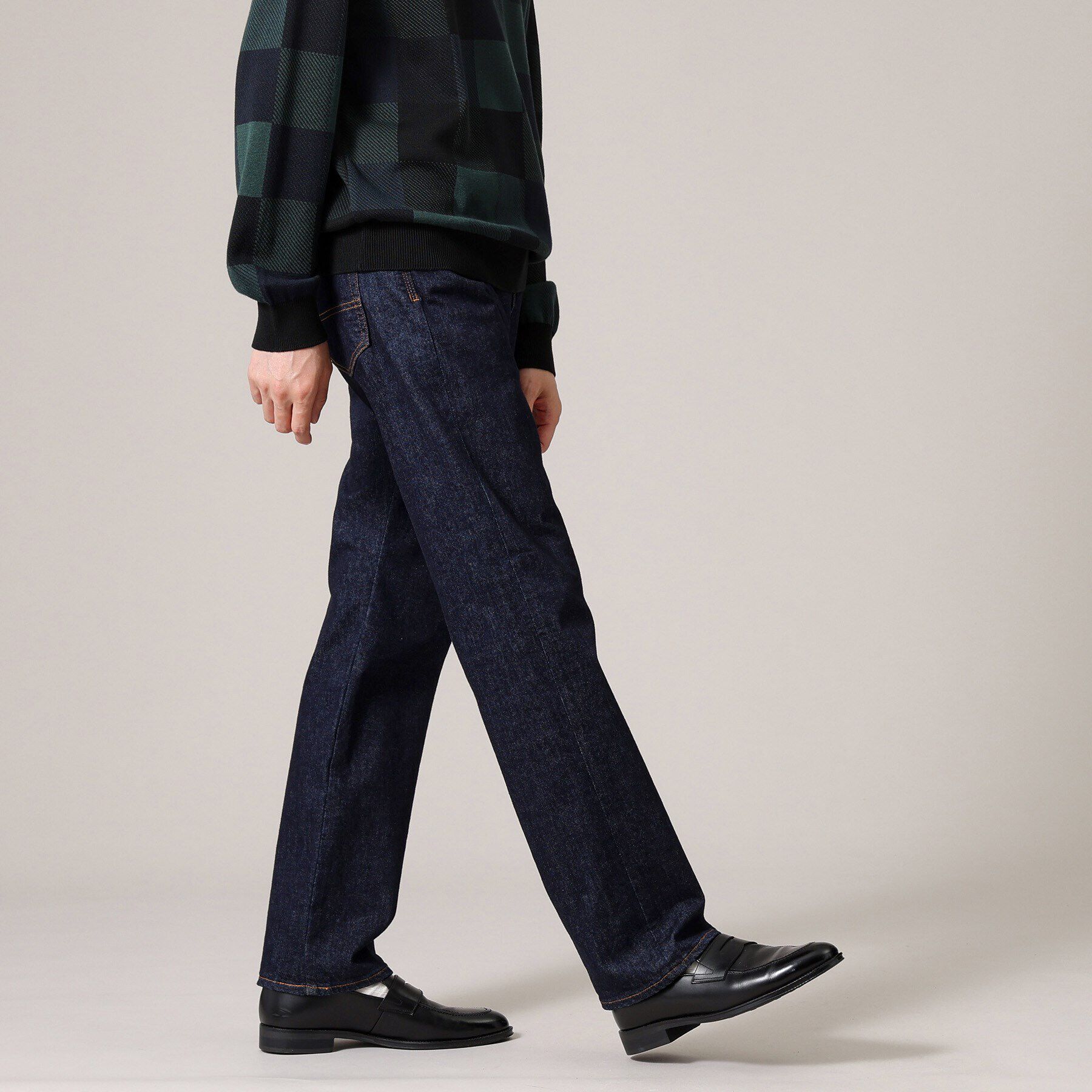 TAKEO KIKUCHI「【モンスターストレッチ】日本製 ワンウォッシュ デニムパンツ」|デニム|