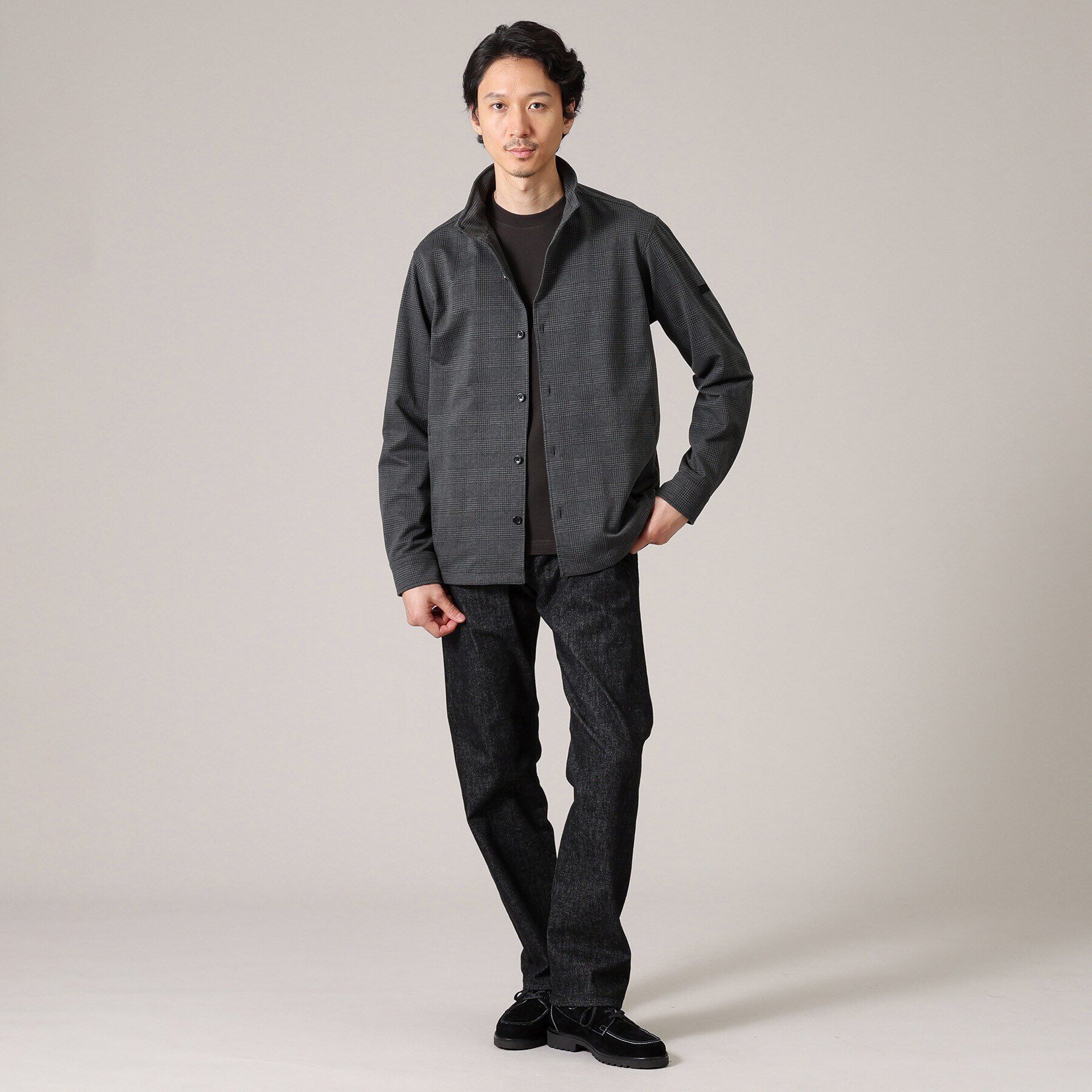 TAKEO KIKUCHI「【モンスターストレッチ】日本製 ワンウォッシュ デニムパンツ」|デニム|