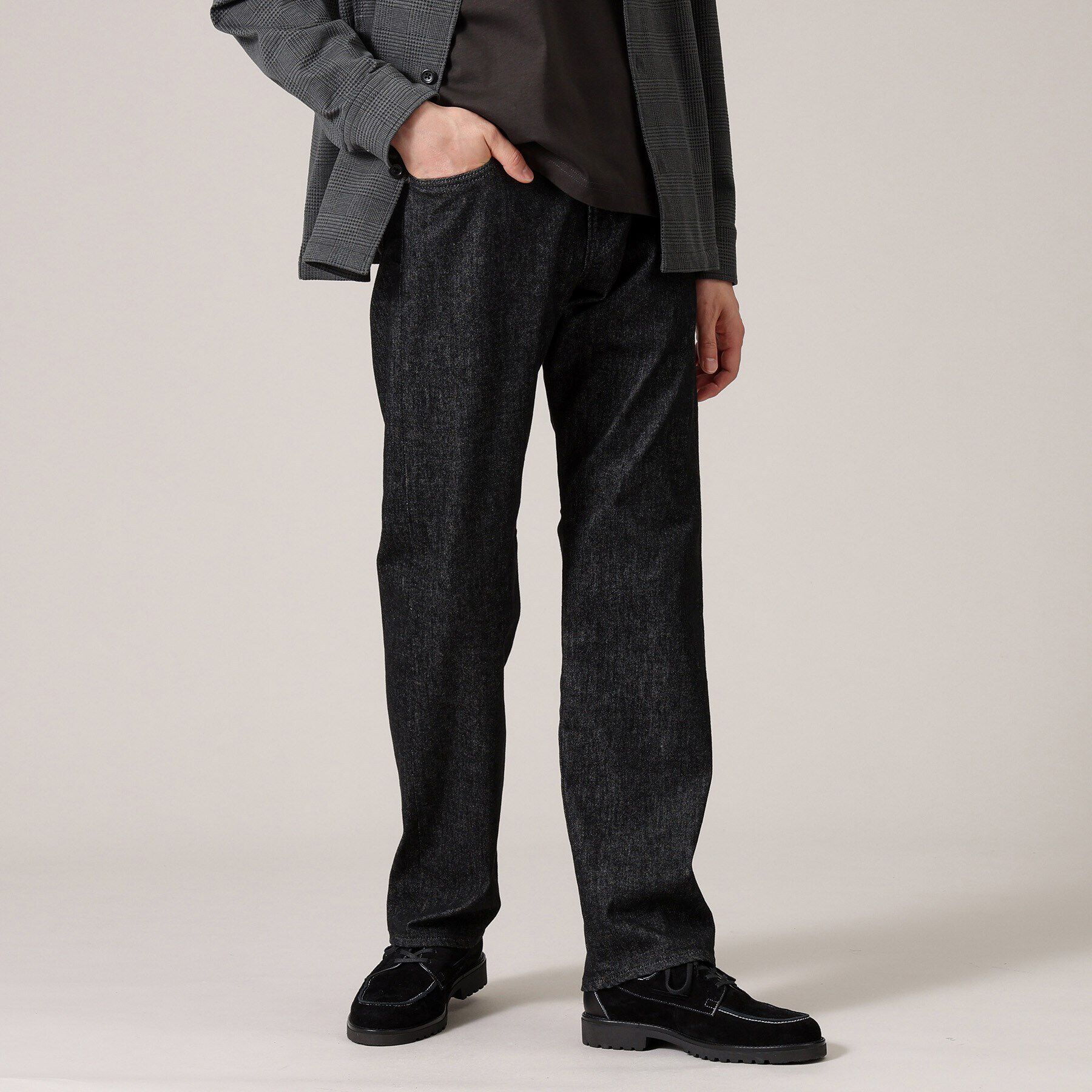 TAKEO KIKUCHI「【モンスターストレッチ】日本製 ワンウォッシュ デニムパンツ」|デニム|