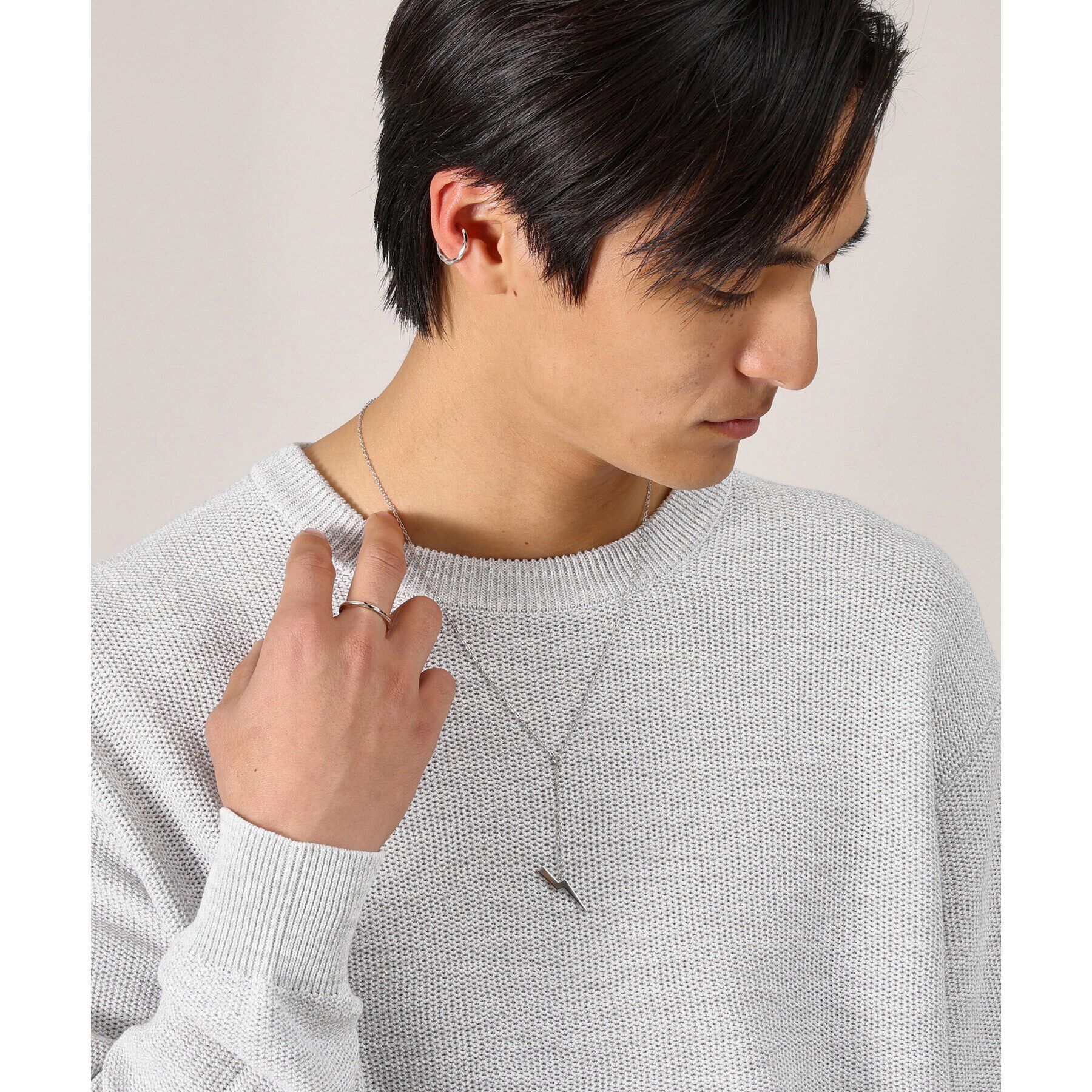 TAKEO KIKUCHI「ツイストイヤーカフ」|ピアス|