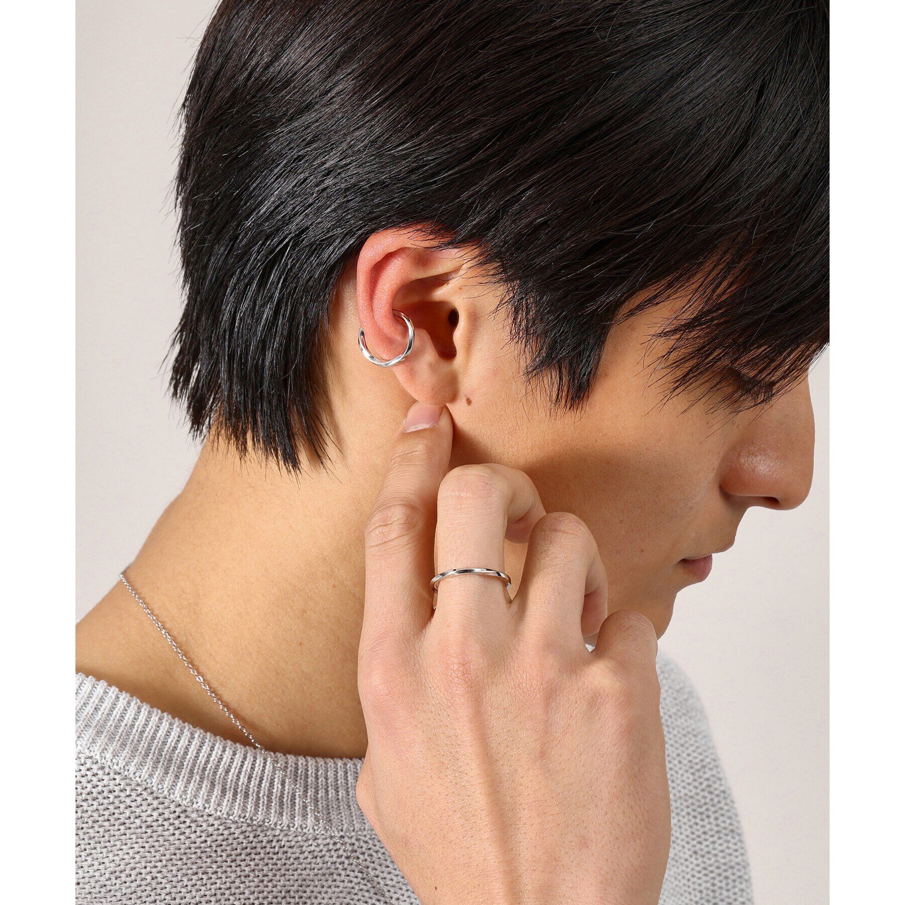 TAKEO KIKUCHI「ツイストイヤーカフ」|ピアス|