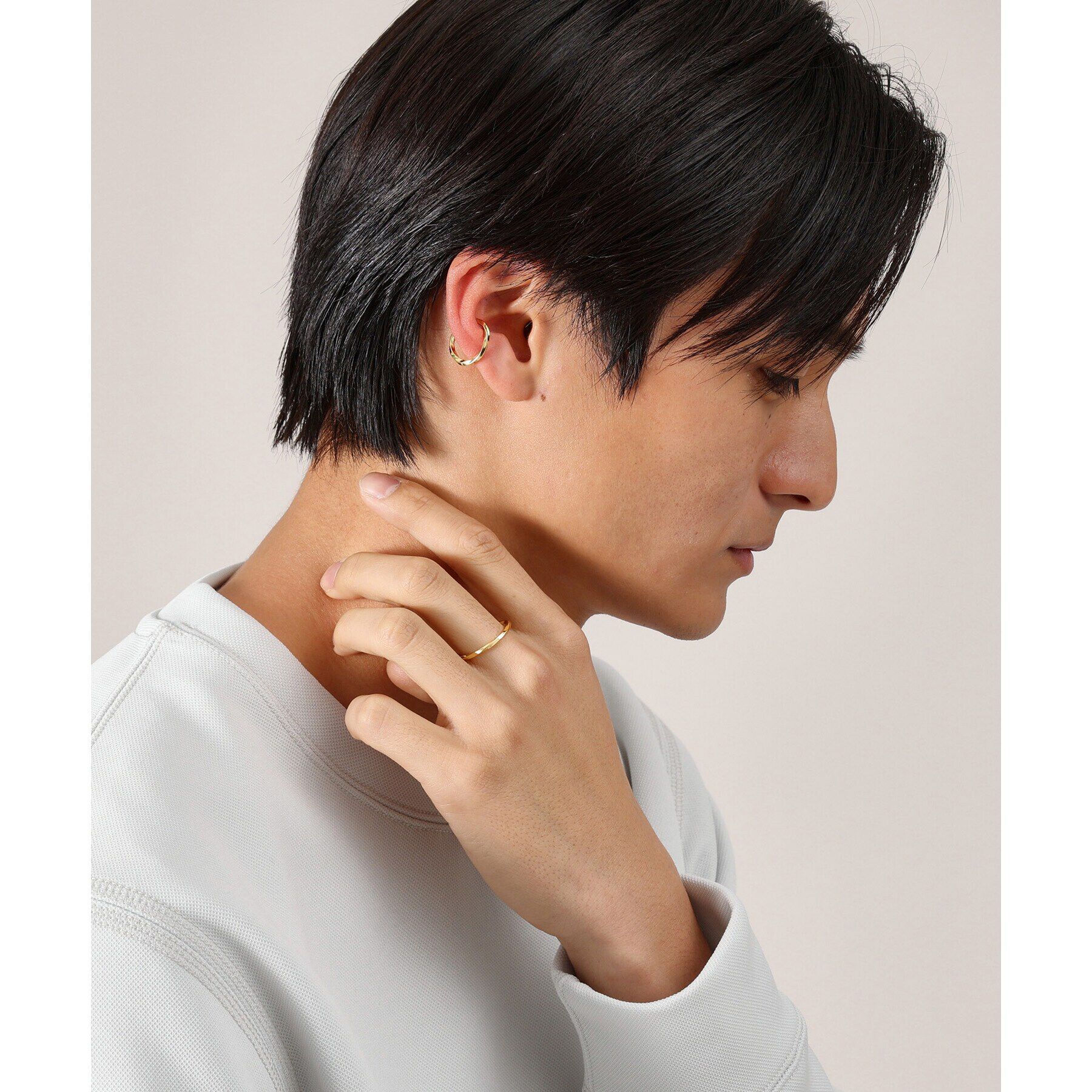 TAKEO KIKUCHI「ツイストイヤーカフ」|ピアス|