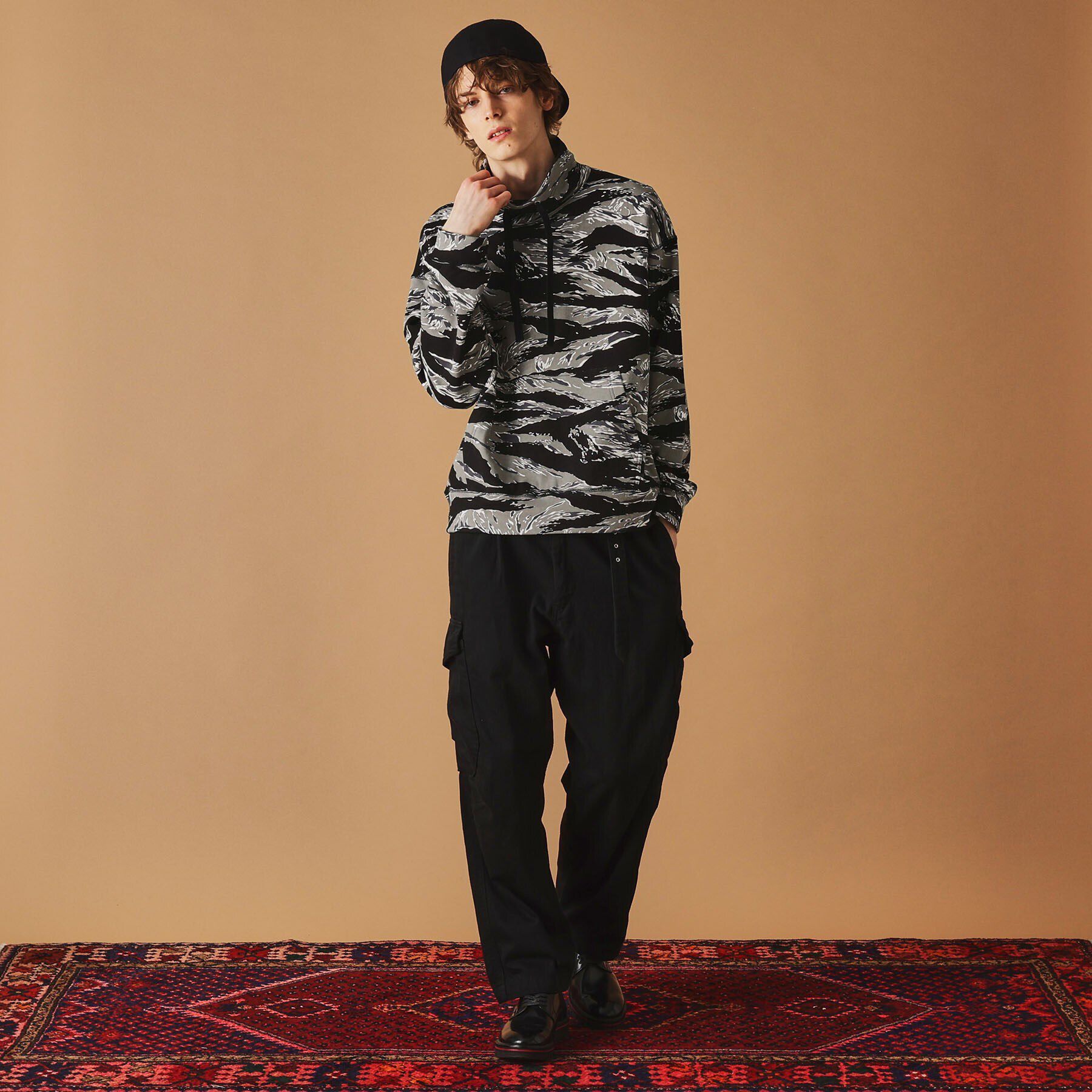 40CARATS&525「【Sサイズ～】迷彩プリントオフタートル」|Tシャツ・カットソー|