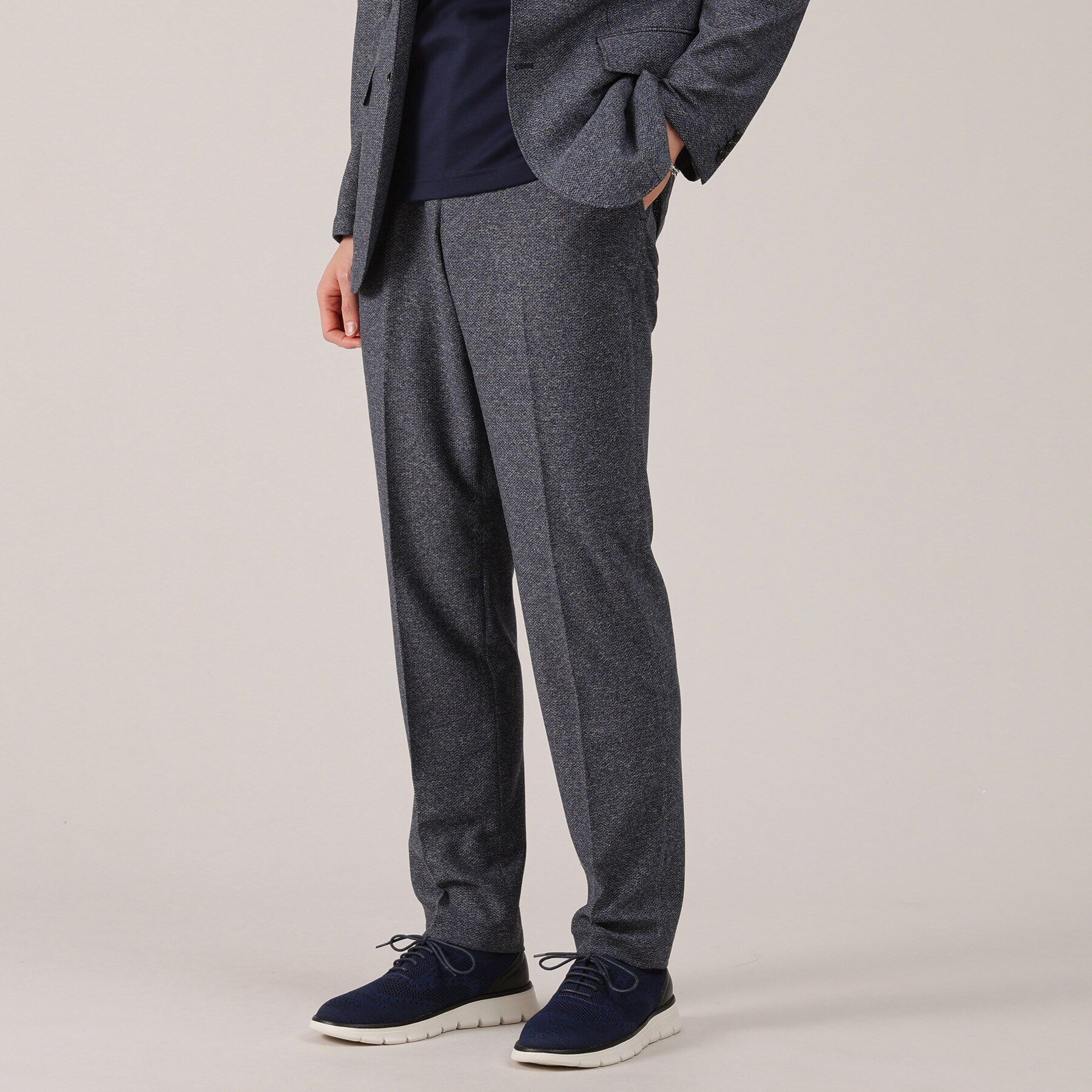 TAKEO KIKUCHI「【抗菌防臭】尾州 リネンブレンド ハニカムメッシュ パンツ」|その他|