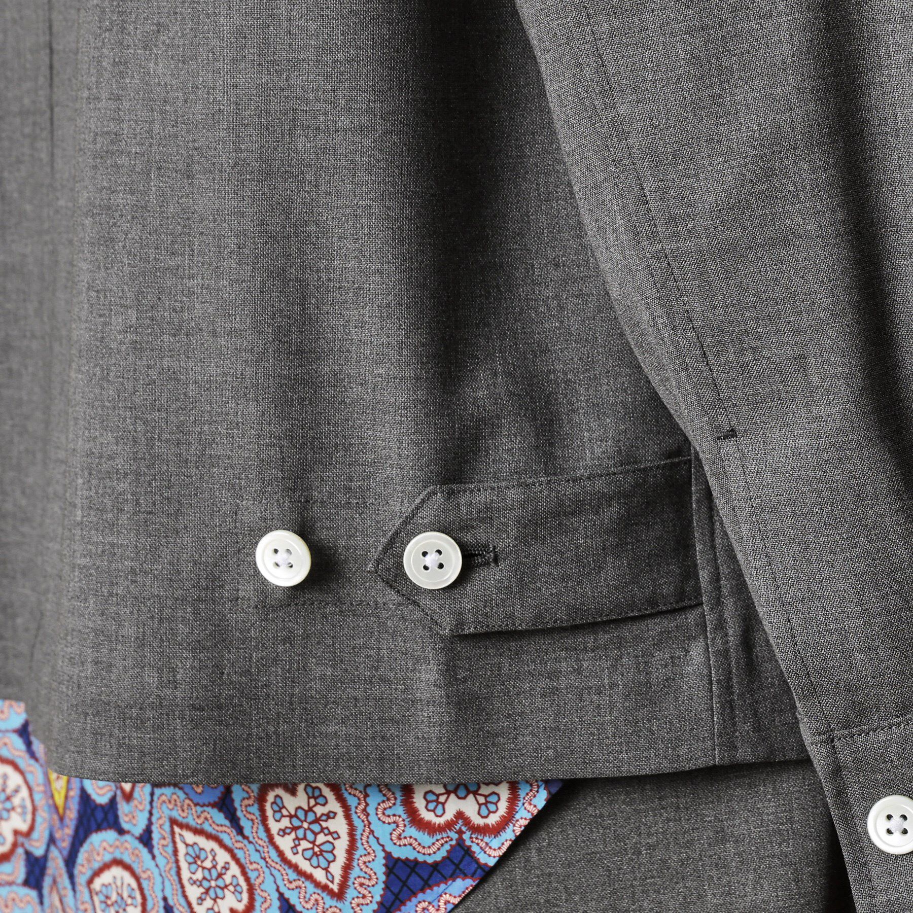 40CARATS&525「トニック グレーカバーオール」|ブルゾン・スタジャン|