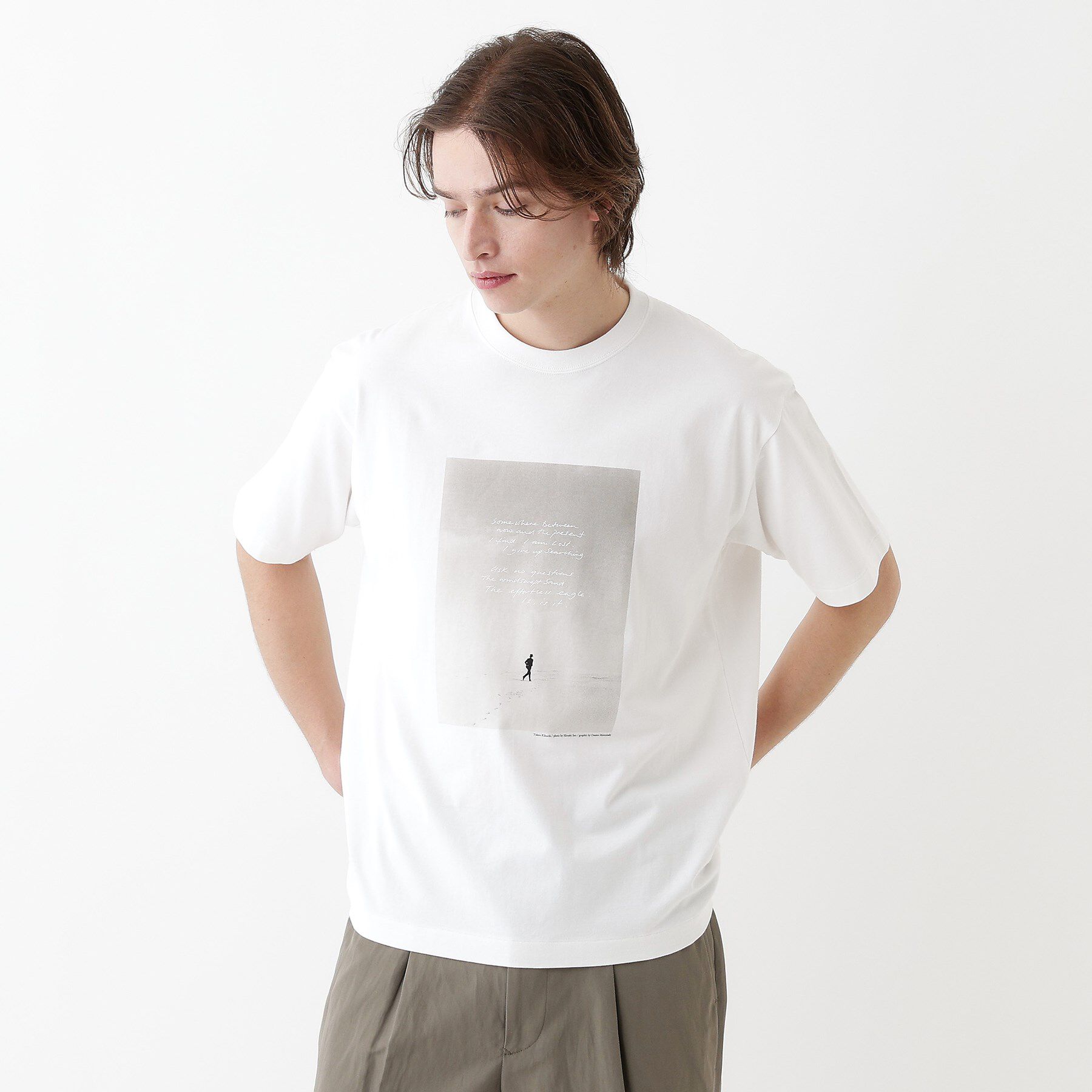 TAKEO KIKUCHI「【THE FLAGSHIP】フォトプリントTシャツ」|Tシャツ・カットソー|ホワイト(901)