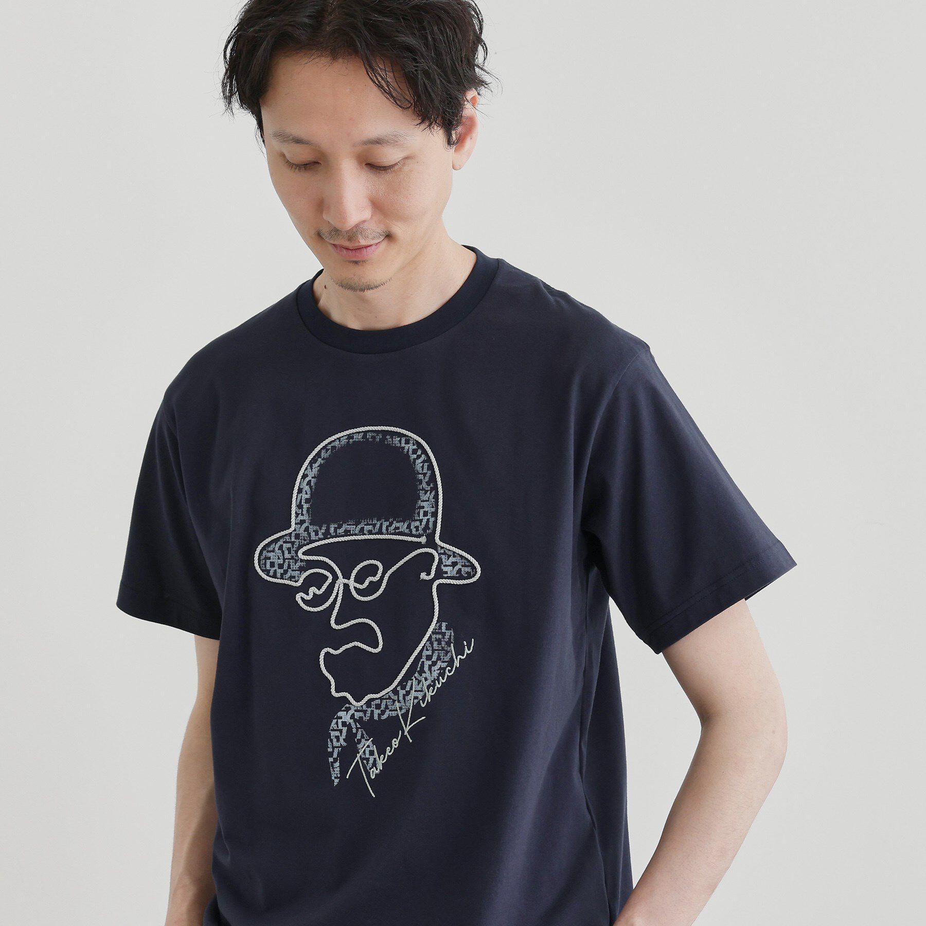 TAKEO KIKUCHI「【Sサイズ～】フェイスロープ刺繍 天竺Tシャツ」|Tシャツ・カットソー|