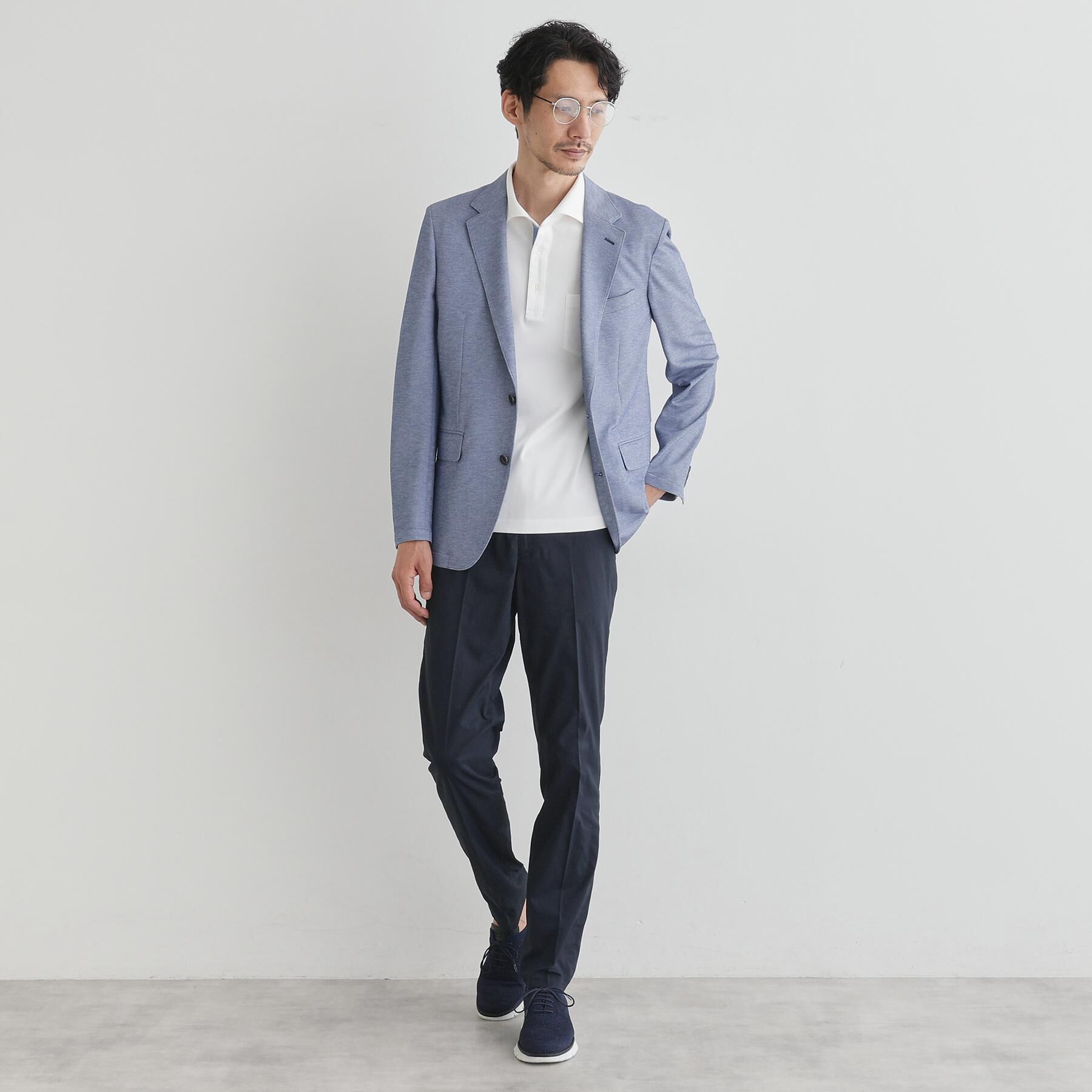 TAKEO KIKUCHI「【LIMITED】アイスクリアコットンポンチポロシャツ」|ポロシャツ|