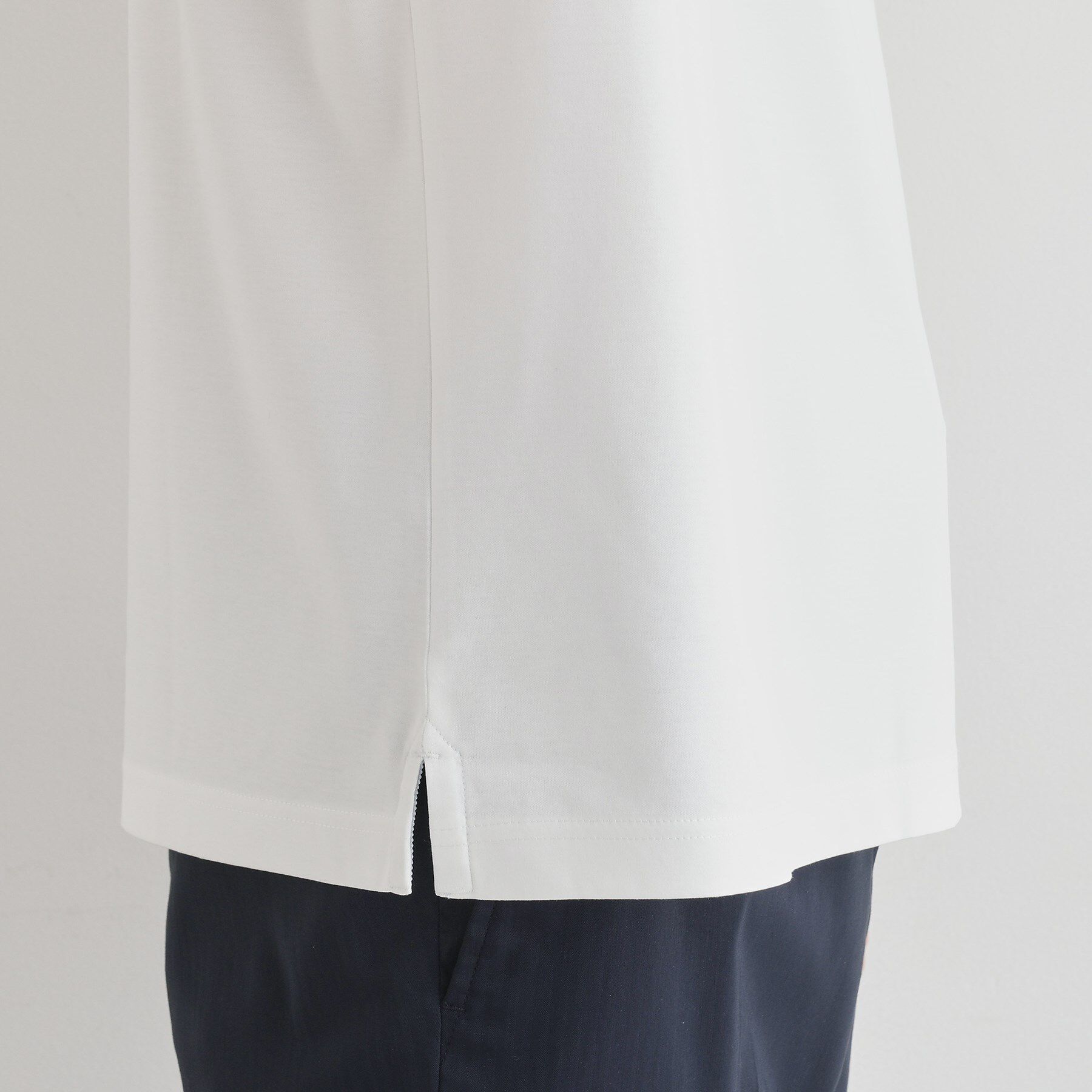 TAKEO KIKUCHI「【LIMITED】アイスクリアコットンポンチポロシャツ」|ポロシャツ|