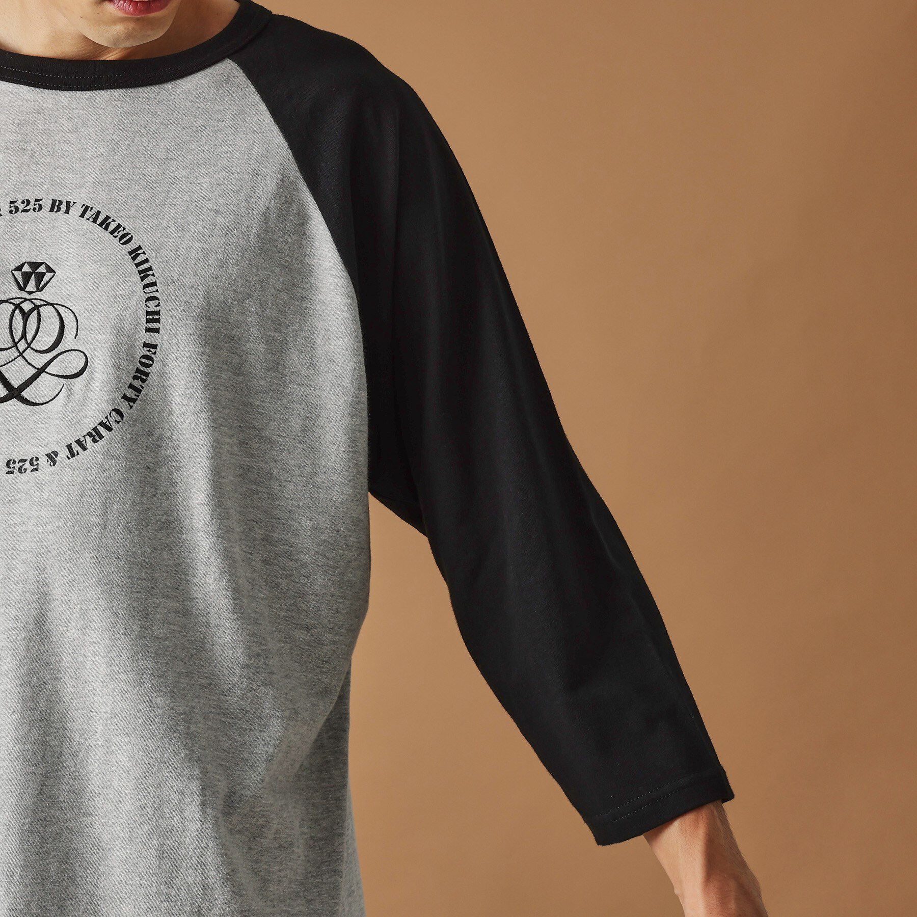 40CARATS&525「【Sサイズ～】アンドマーク7分袖ラグランTシャツ」|Tシャツ・カットソー|