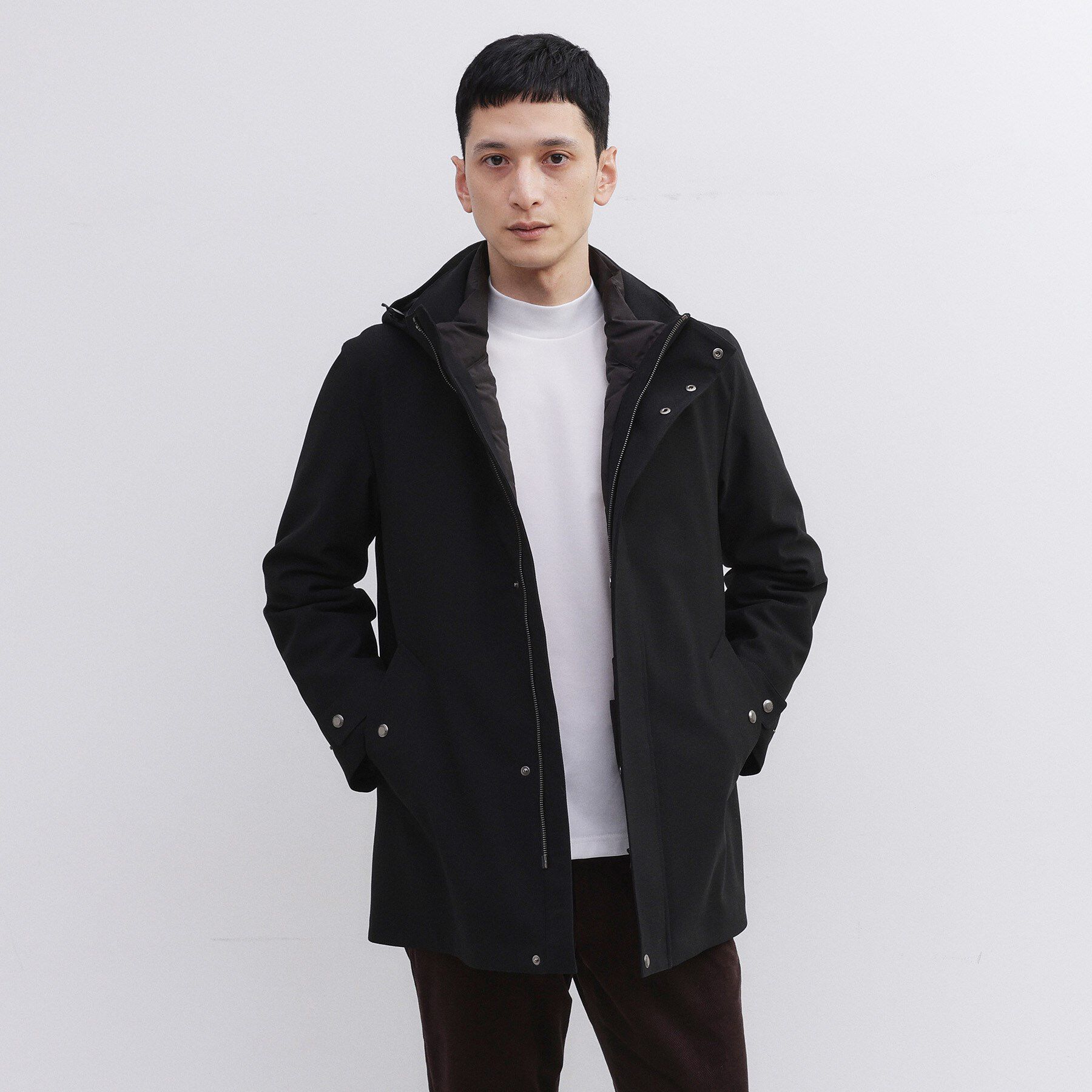 TAKEO KIKUCHI「【3WAY】ドビー ダウンライナー付ブルゾン」|ブルゾン・スタジャン|