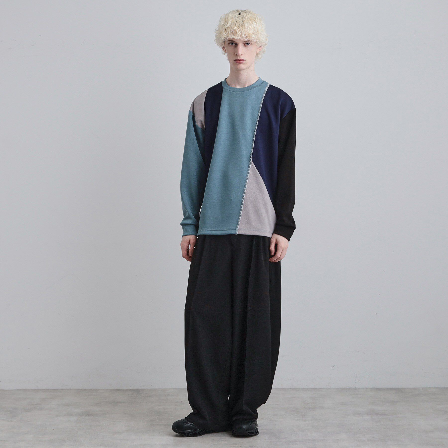 tk.TAKEO KIKUCHI「ダイヤゴナルブランケットカットソー」|Tシャツ・カットソー|