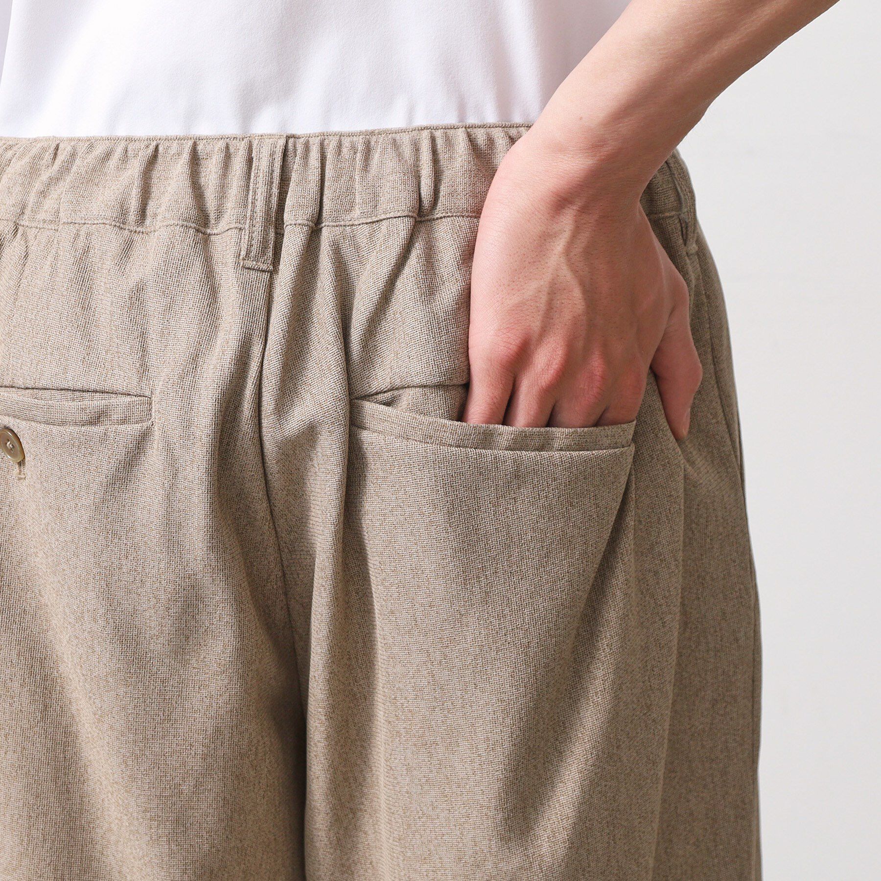 THE SHOP TK「シャリルジャージショートパンツ 洗濯機OK/吸水速乾/イージーケア/セットアップ可」|その他|