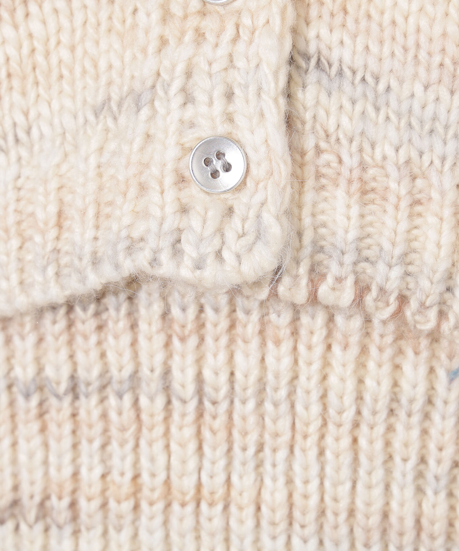  「ミックスカラーチュニック＆ショートカーディガン」|ニット・セーター|