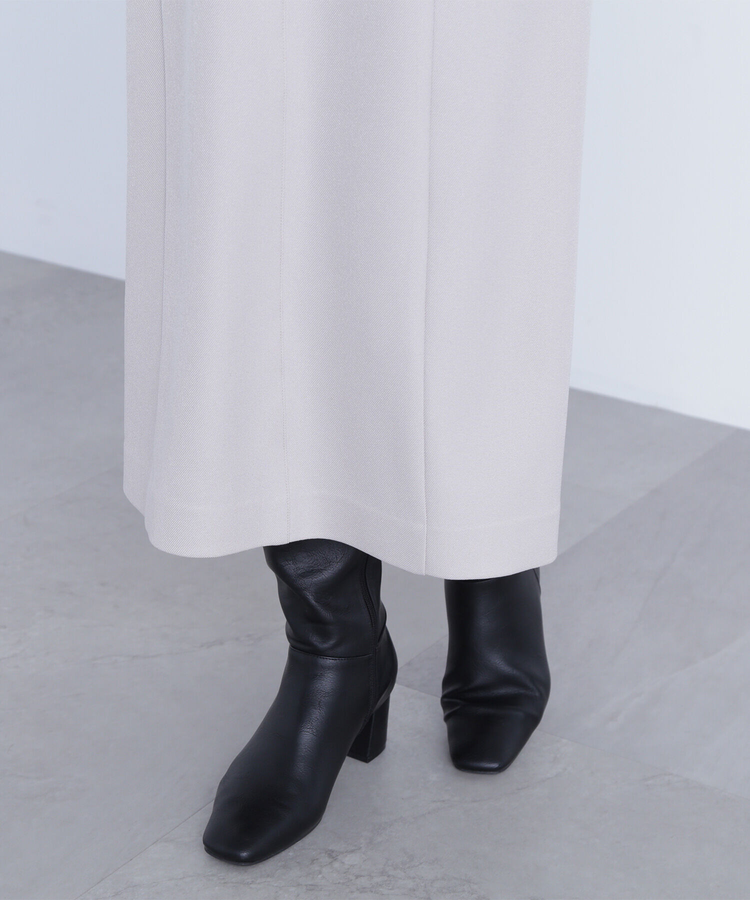  「バイカラーボタンナローワンピース」|ワンピース|