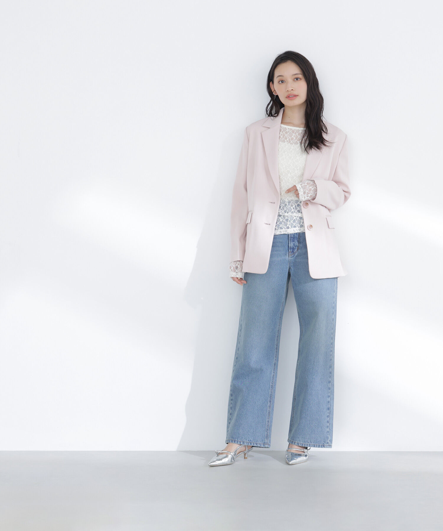  「レースドレープカットソー」|Tシャツ・カットソー|