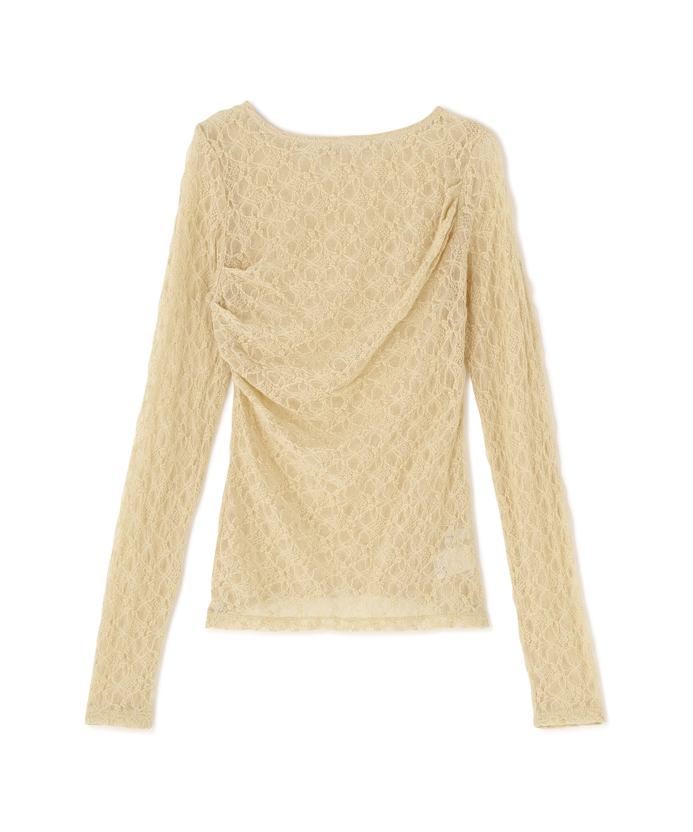  「レースドレープカットソー」|Tシャツ・カットソー|