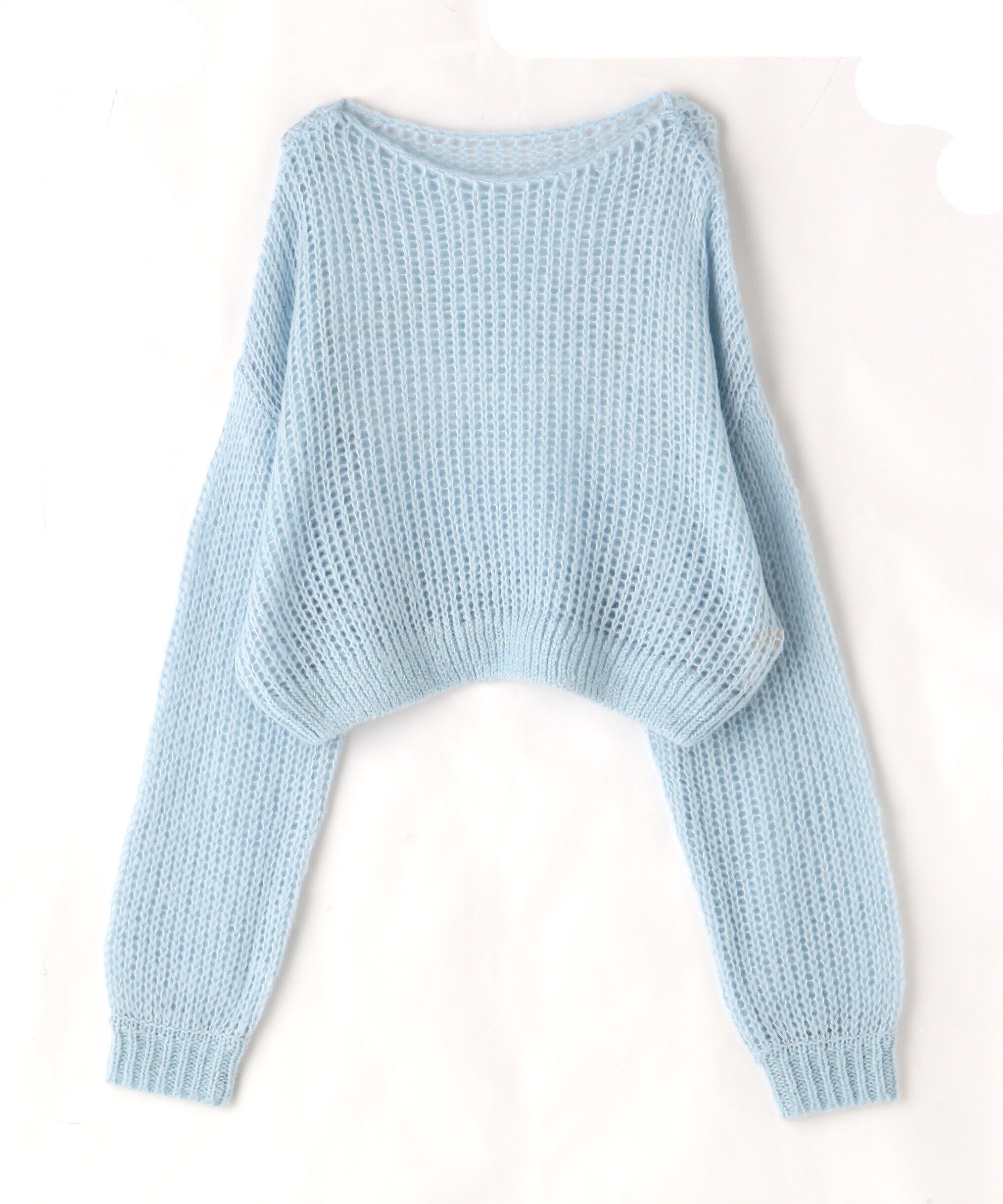  「シアーモヘヤライクニット」|ニット・セーター|