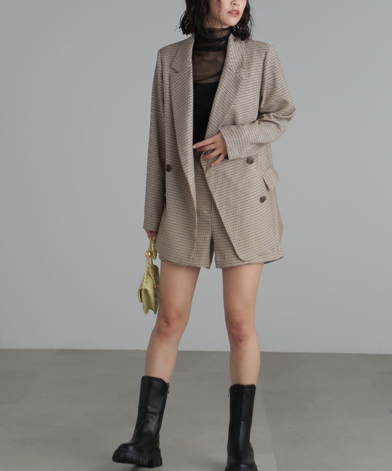  「シースルーハイネックカットソー」|Tシャツ・カットソー|