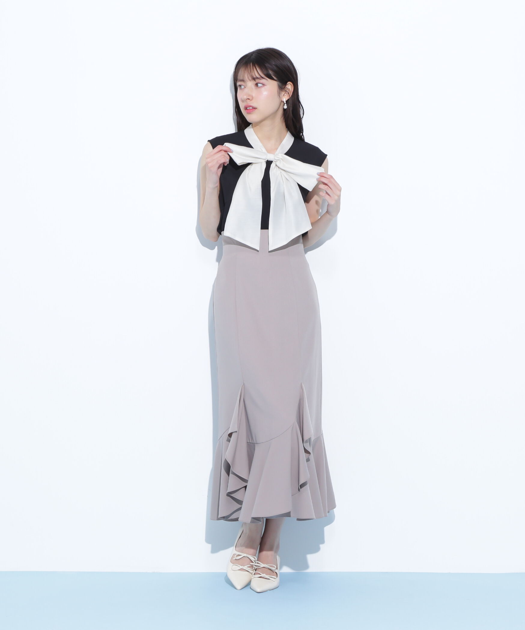  「ビッグボウタイブラウス」|シャツ・ブラウス|