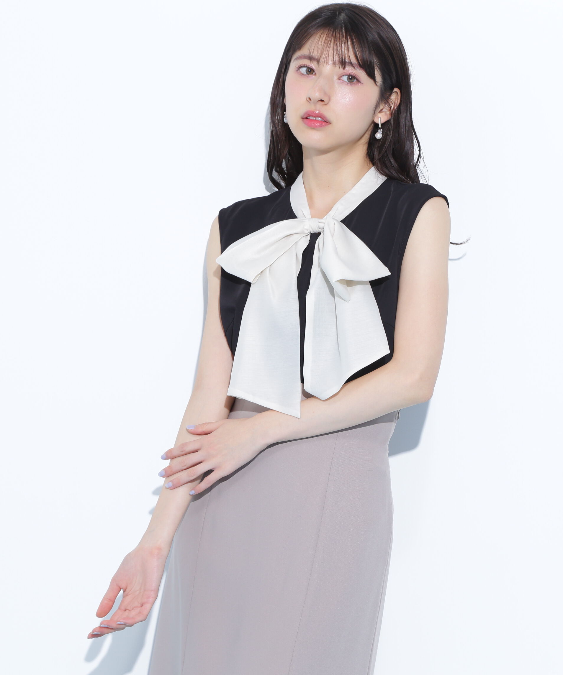  「ビッグボウタイブラウス」|シャツ・ブラウス|