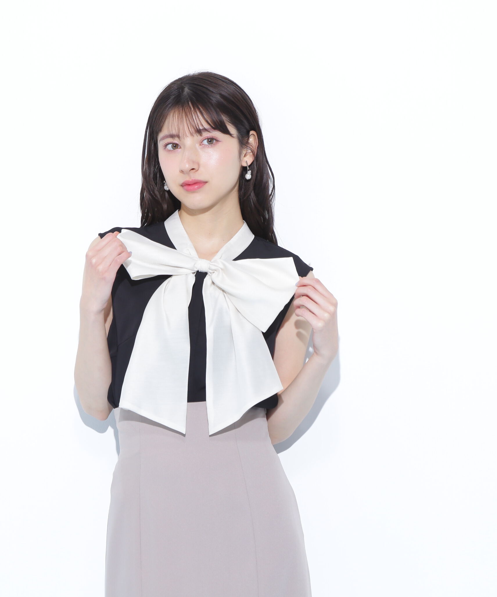 「ビッグボウタイブラウス」|シャツ・ブラウス|