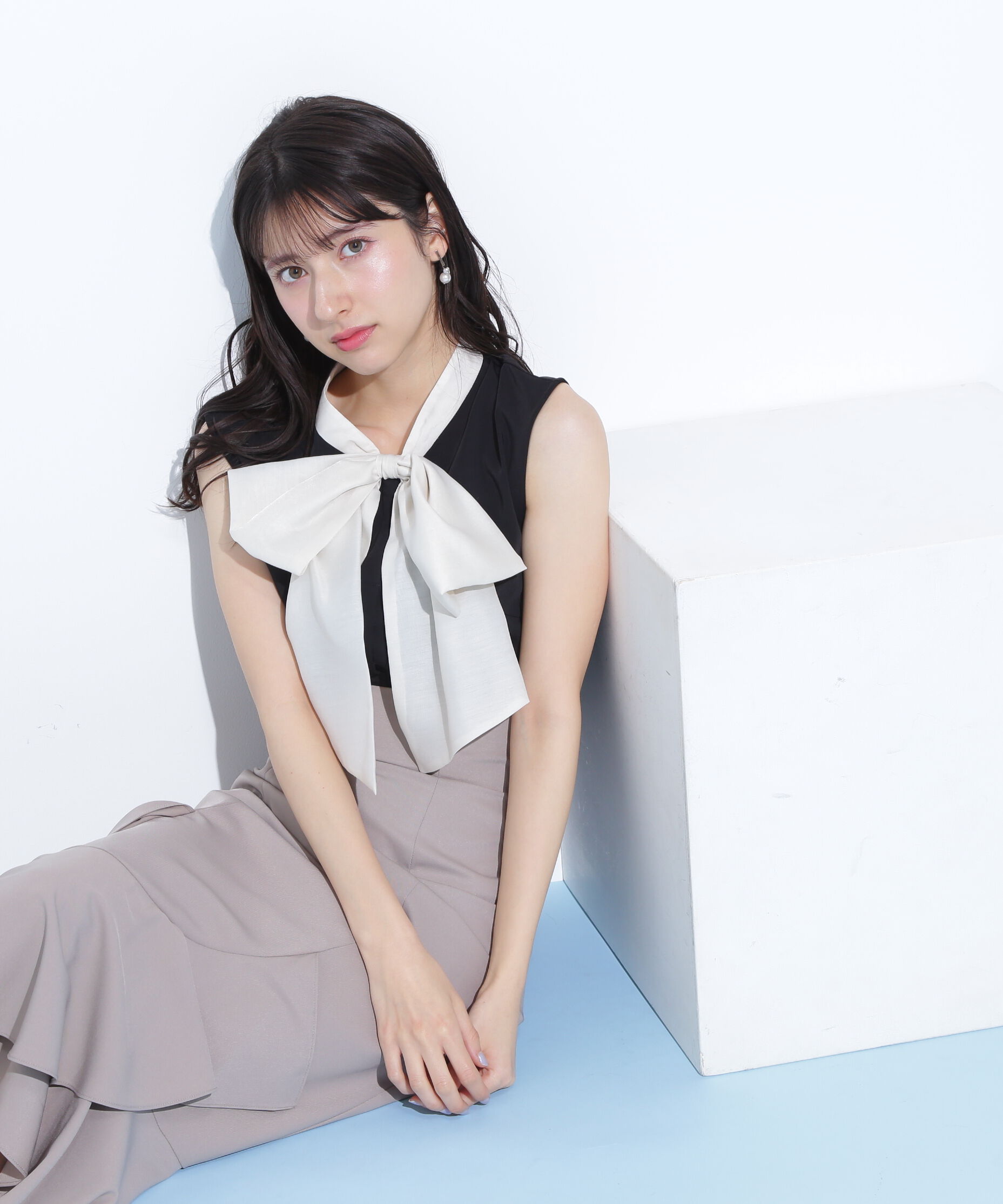  「ビッグボウタイブラウス」|シャツ・ブラウス|