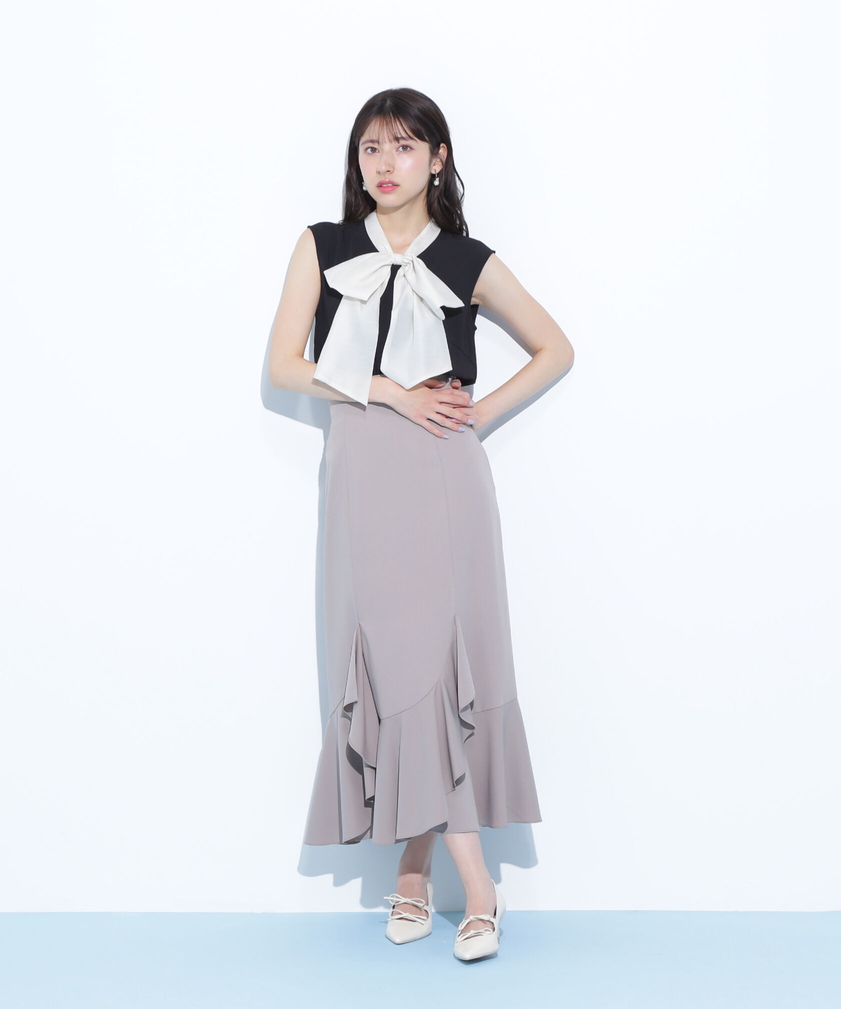  「ビッグボウタイブラウス」|シャツ・ブラウス|