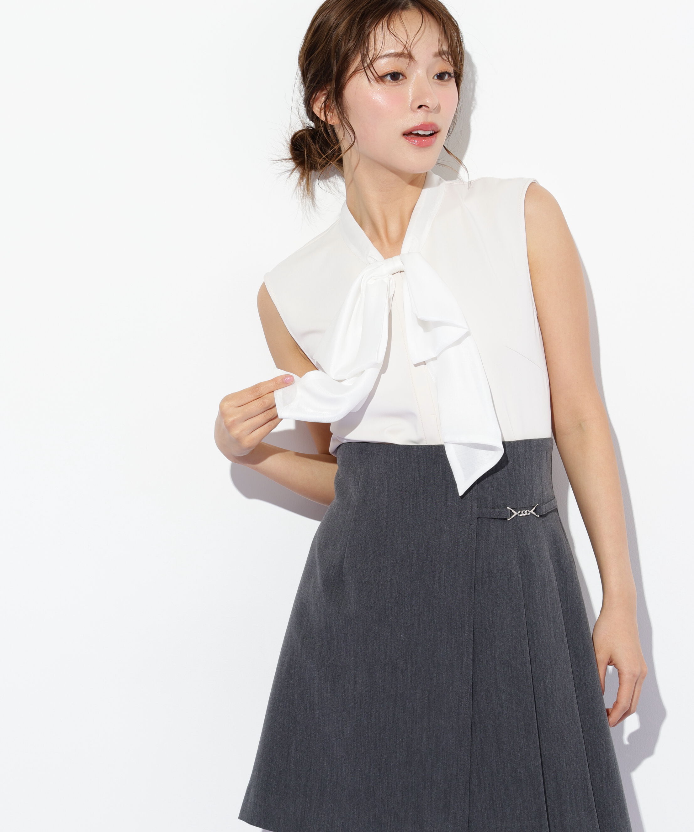  「ビッグボウタイブラウス」|シャツ・ブラウス|