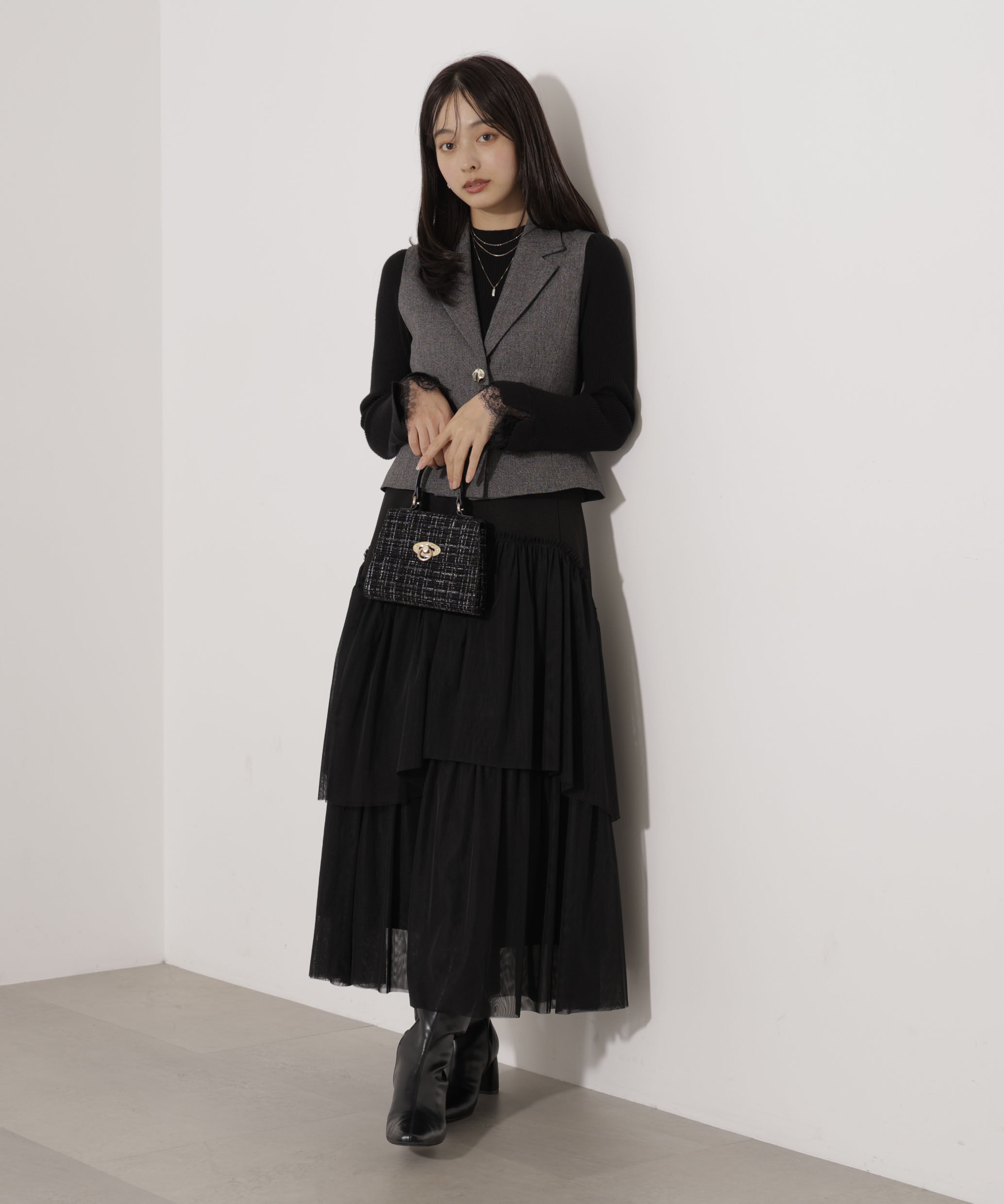 PROPORTION BODY DRESSING「テーラードジレセットアップ」|ワンピース|