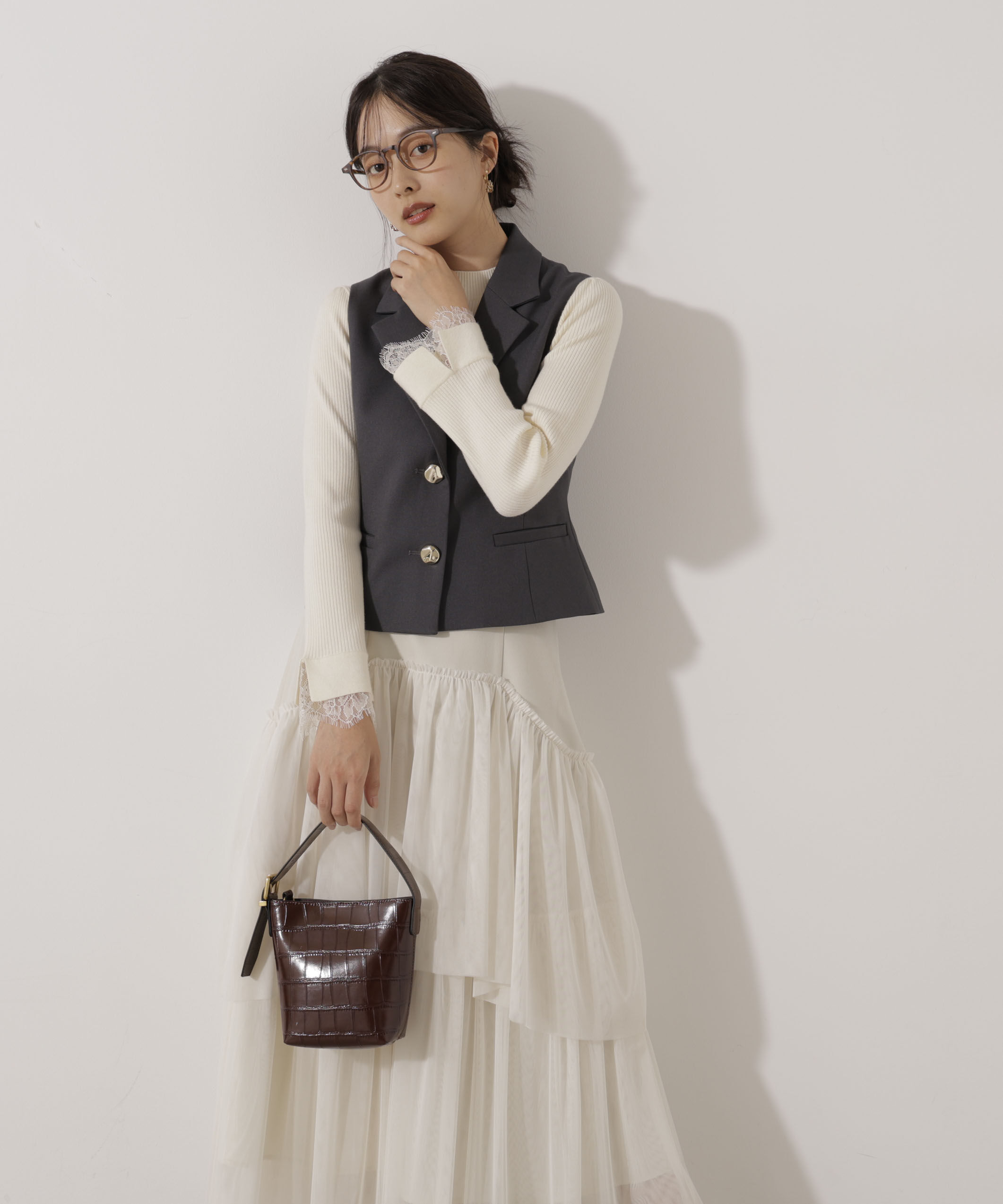 PROPORTION BODY DRESSING「テーラードジレセットアップ」|ワンピース|