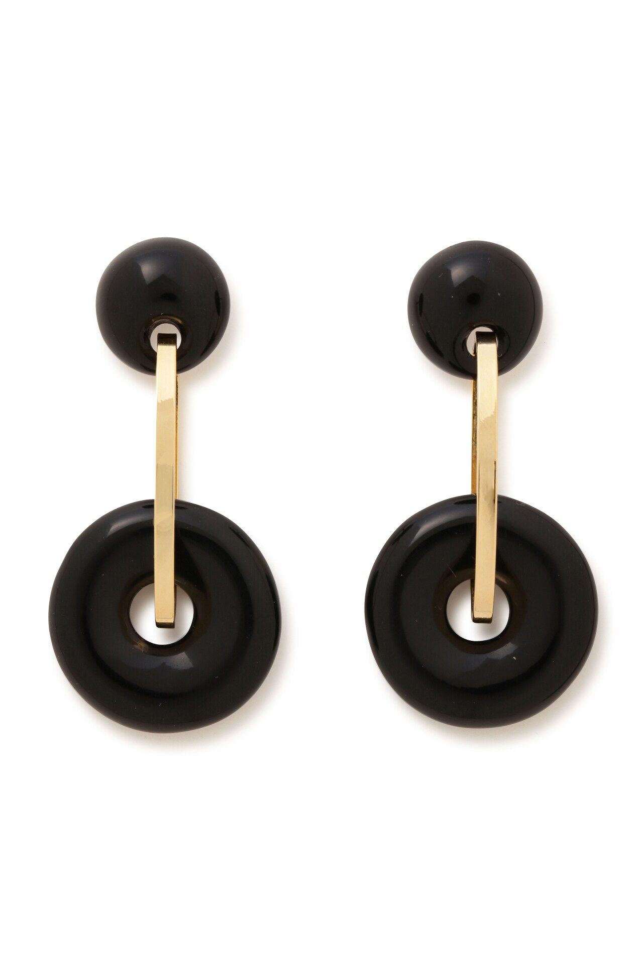  「ダブルリングドロップピアス」|その他|