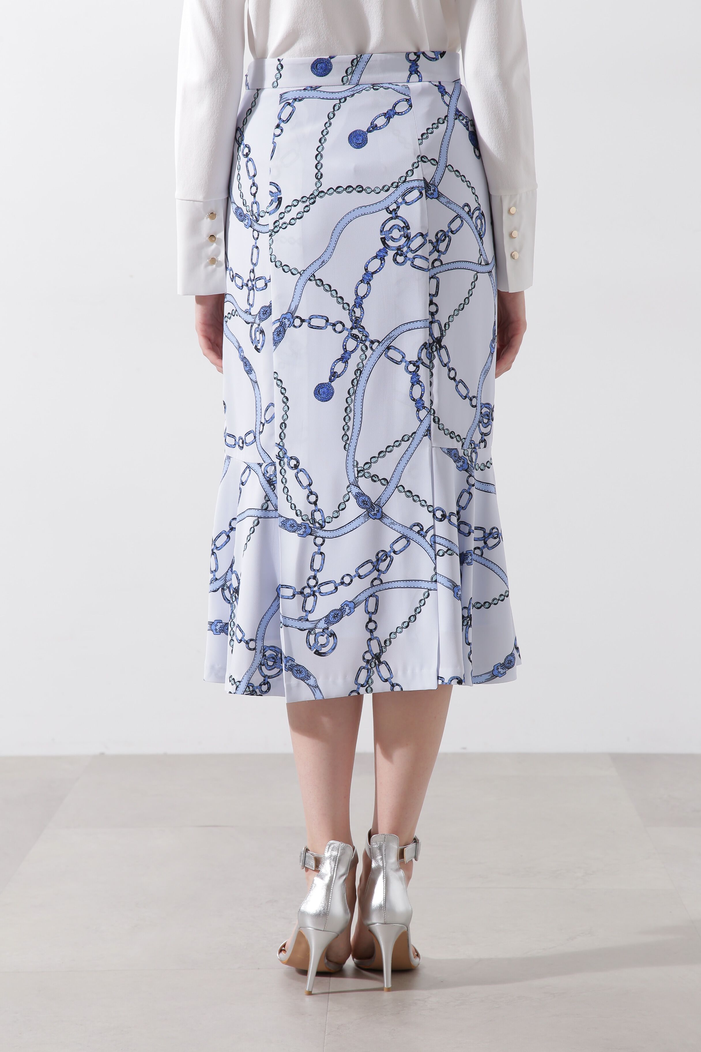  「◆チェーンプリントスカート」|スカート|